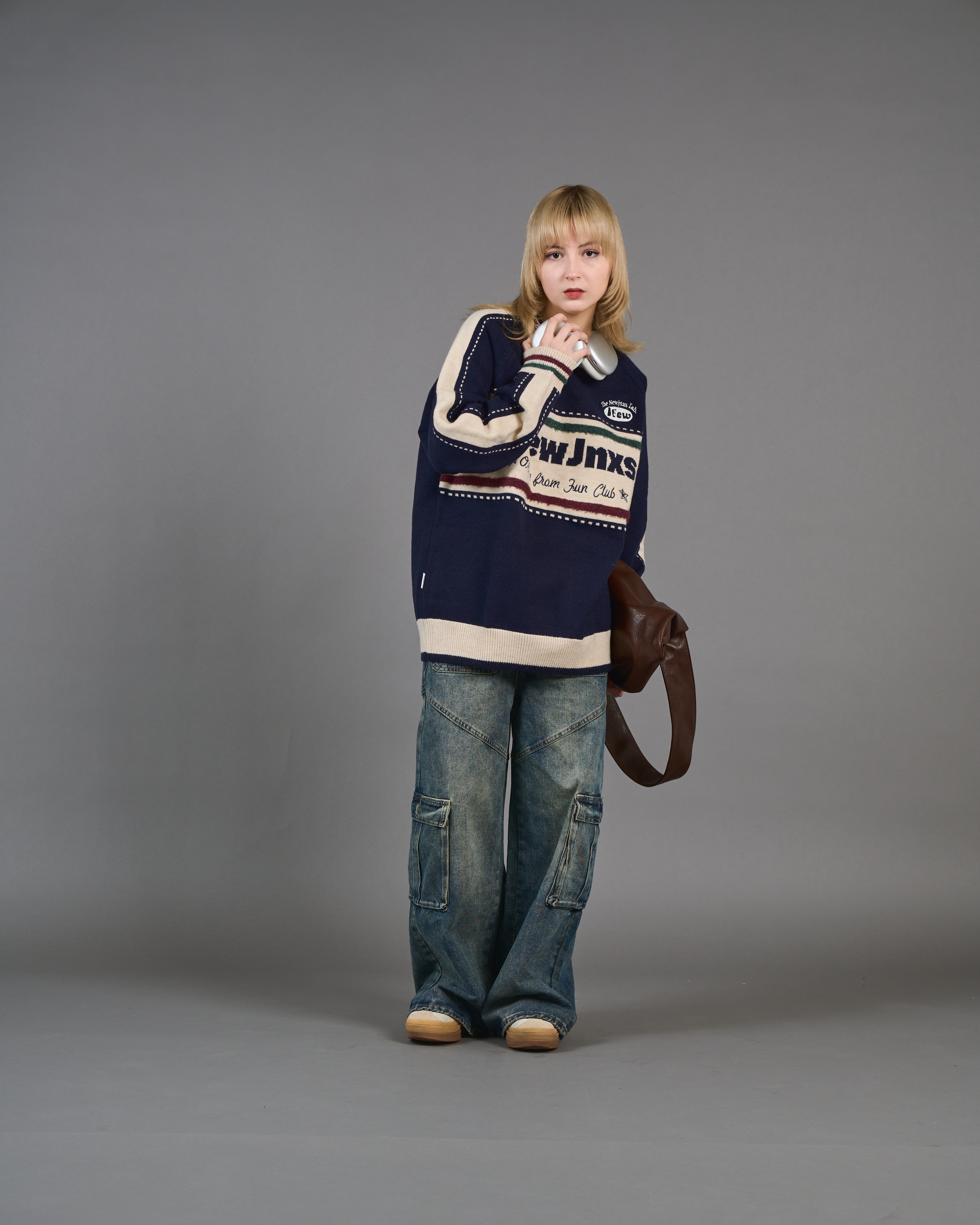 Color Block Ringer Knit SL0010