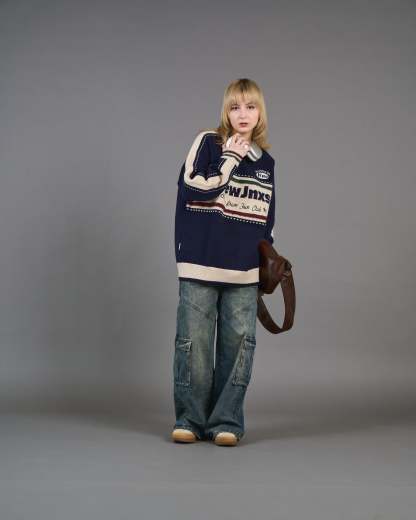 Color Block Ringer Knit SL0010