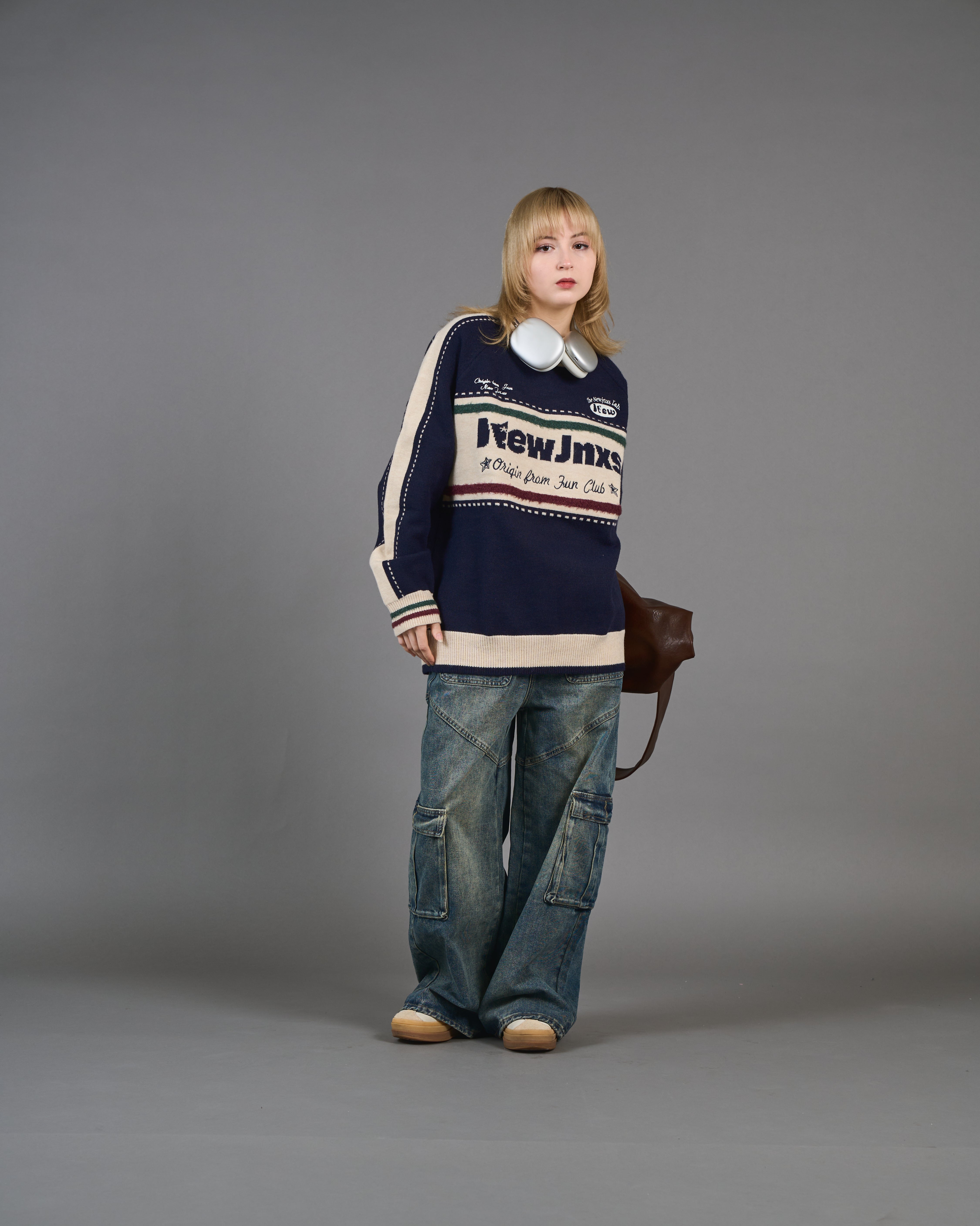 Color Block Ringer Knit SL0010