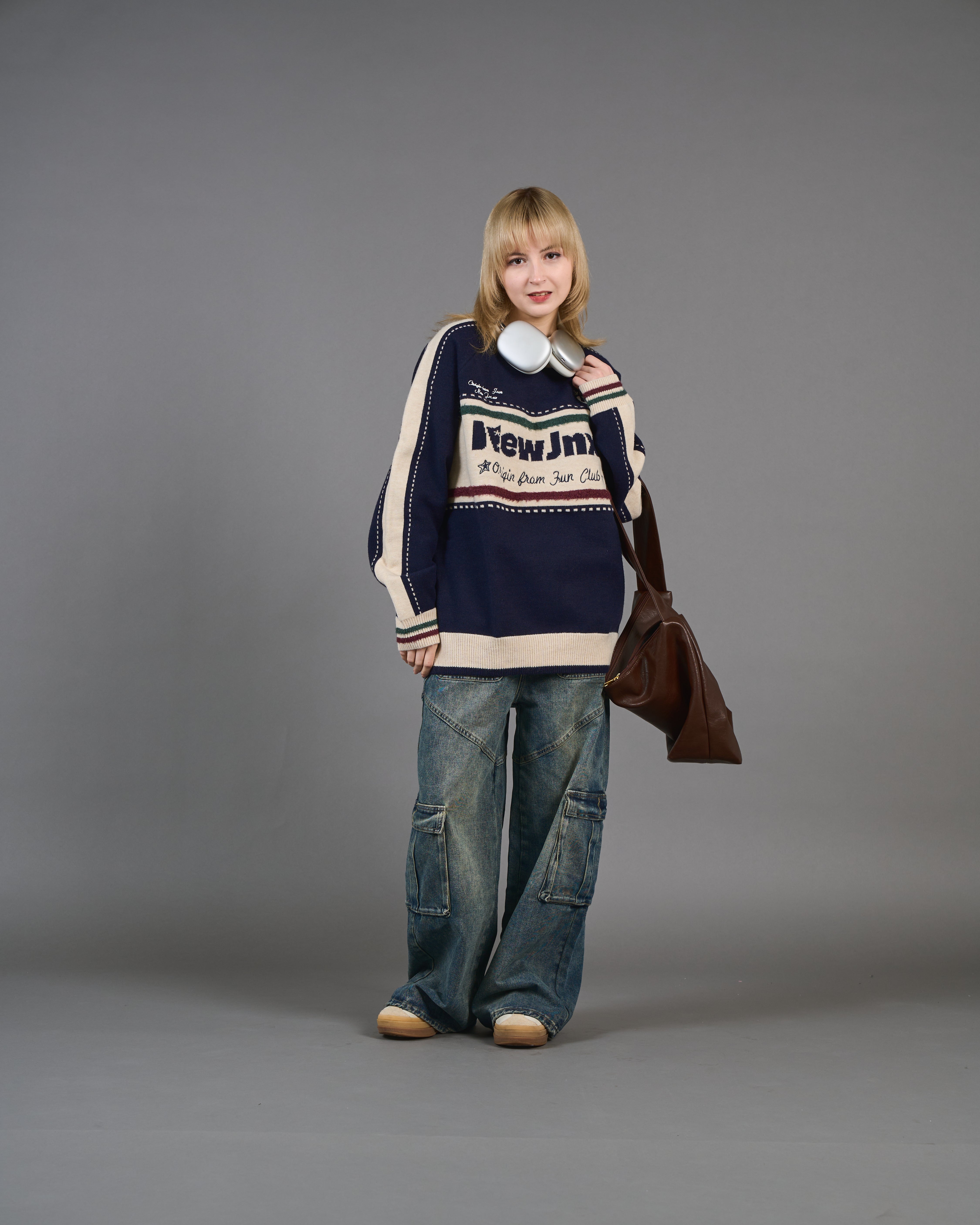 Color Block Ringer Knit SL0010