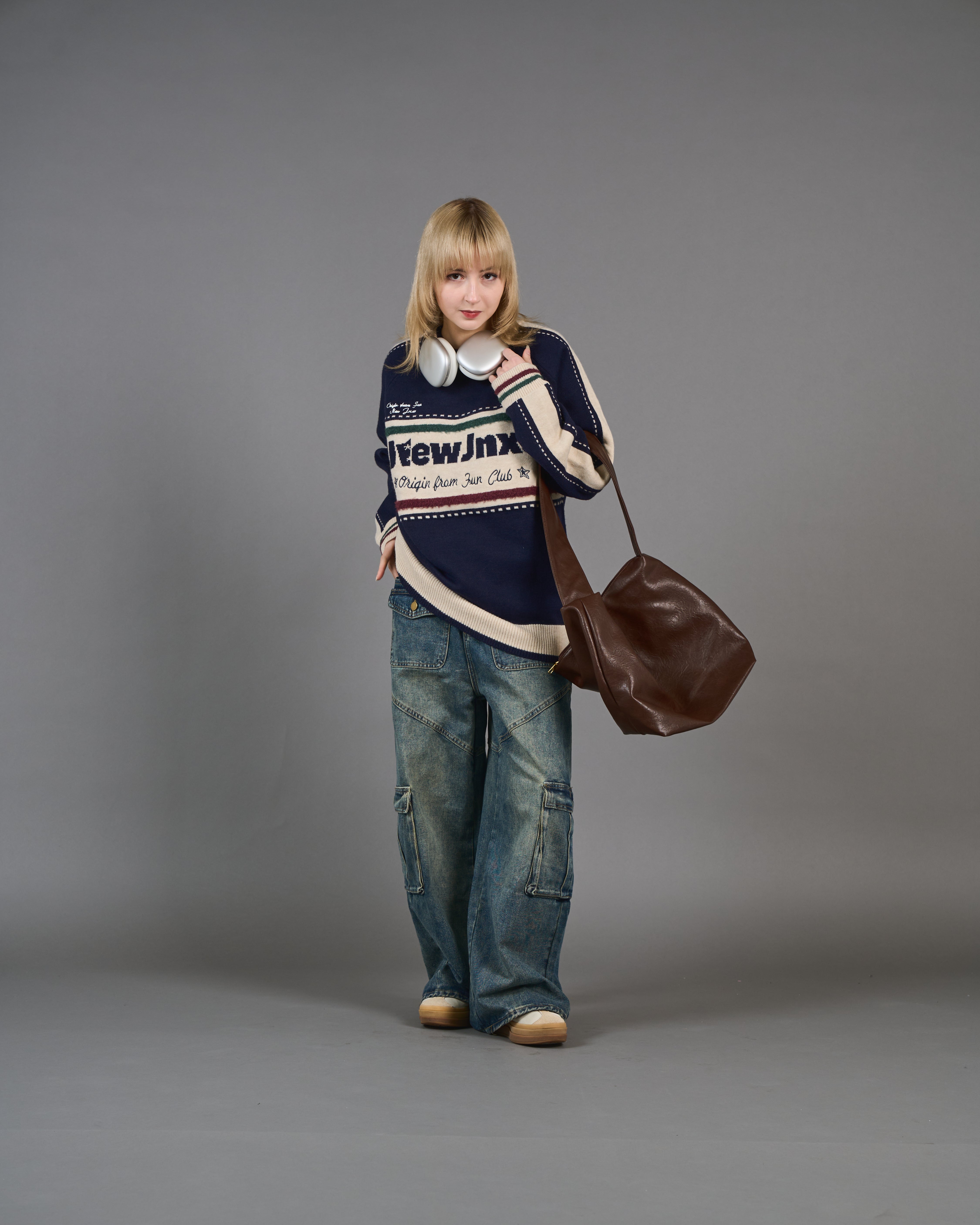 Color Block Ringer Knit SL0010