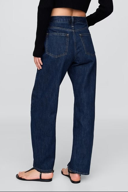 High Rise Barrel Jeans