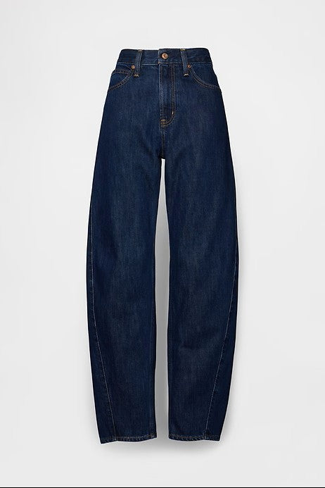 High Rise Barrel Jeans