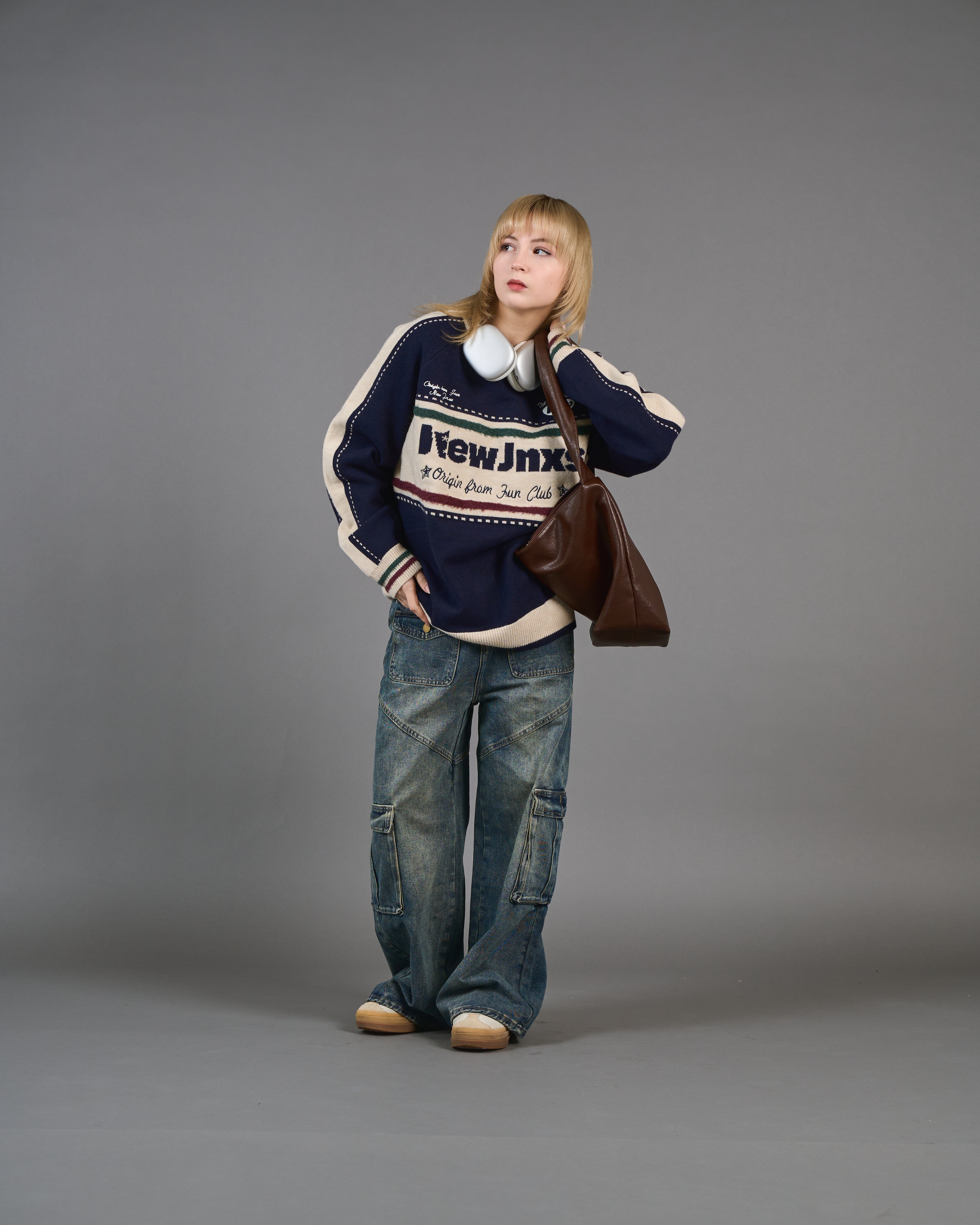 Color Block Ringer Knit SL0010