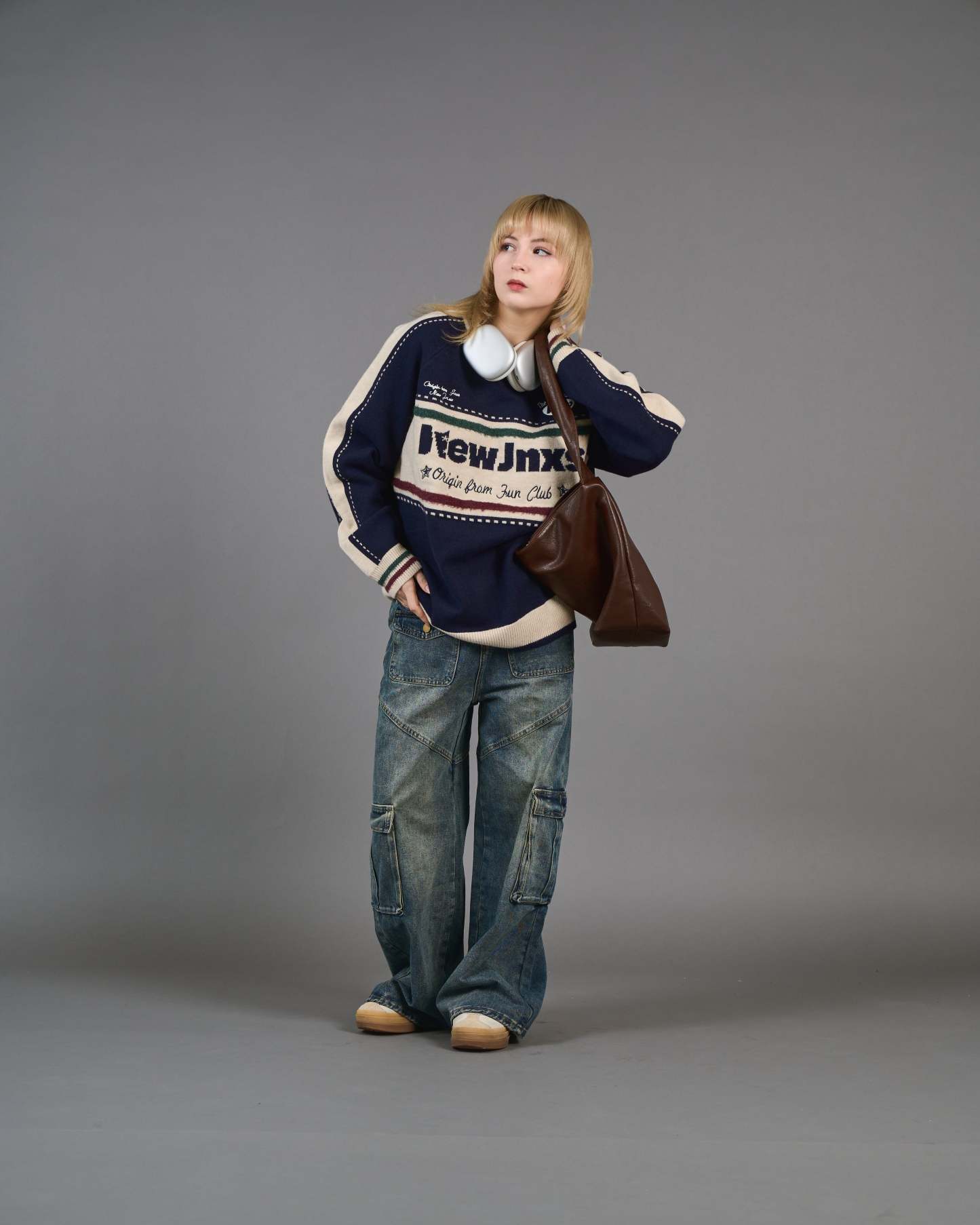 Color Block Ringer Knit SL0010