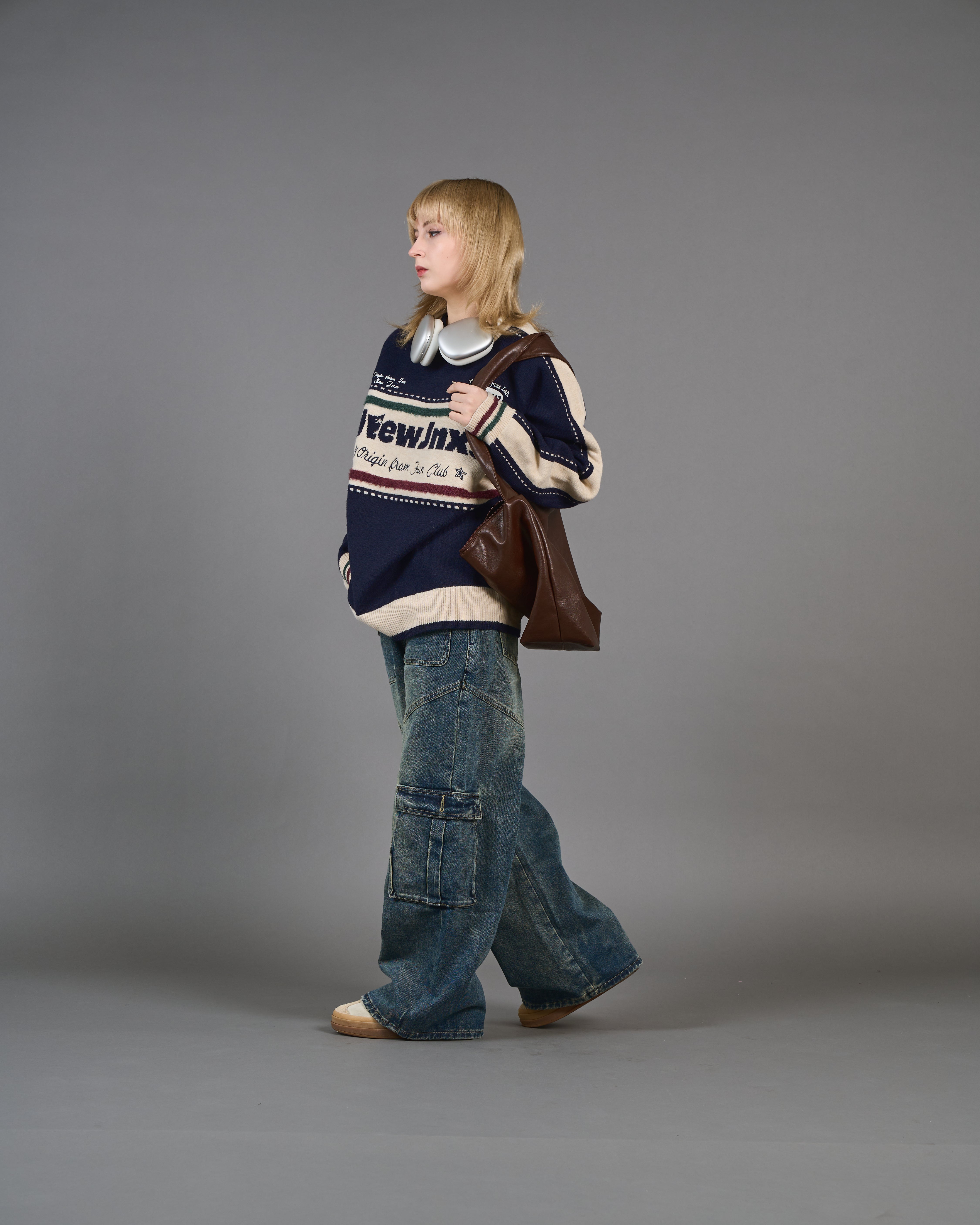 Color Block Ringer Knit SL0010