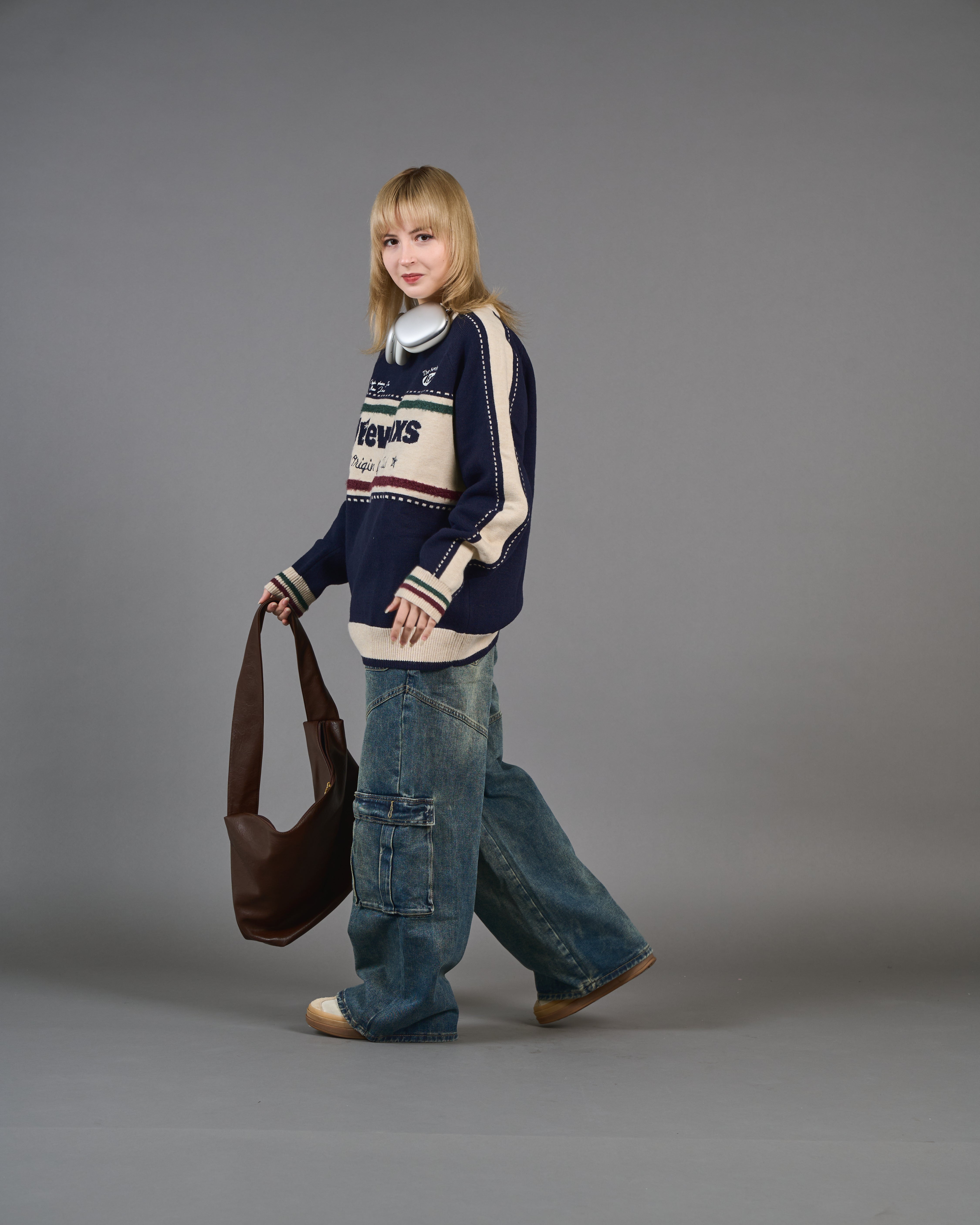 Color Block Ringer Knit SL0010