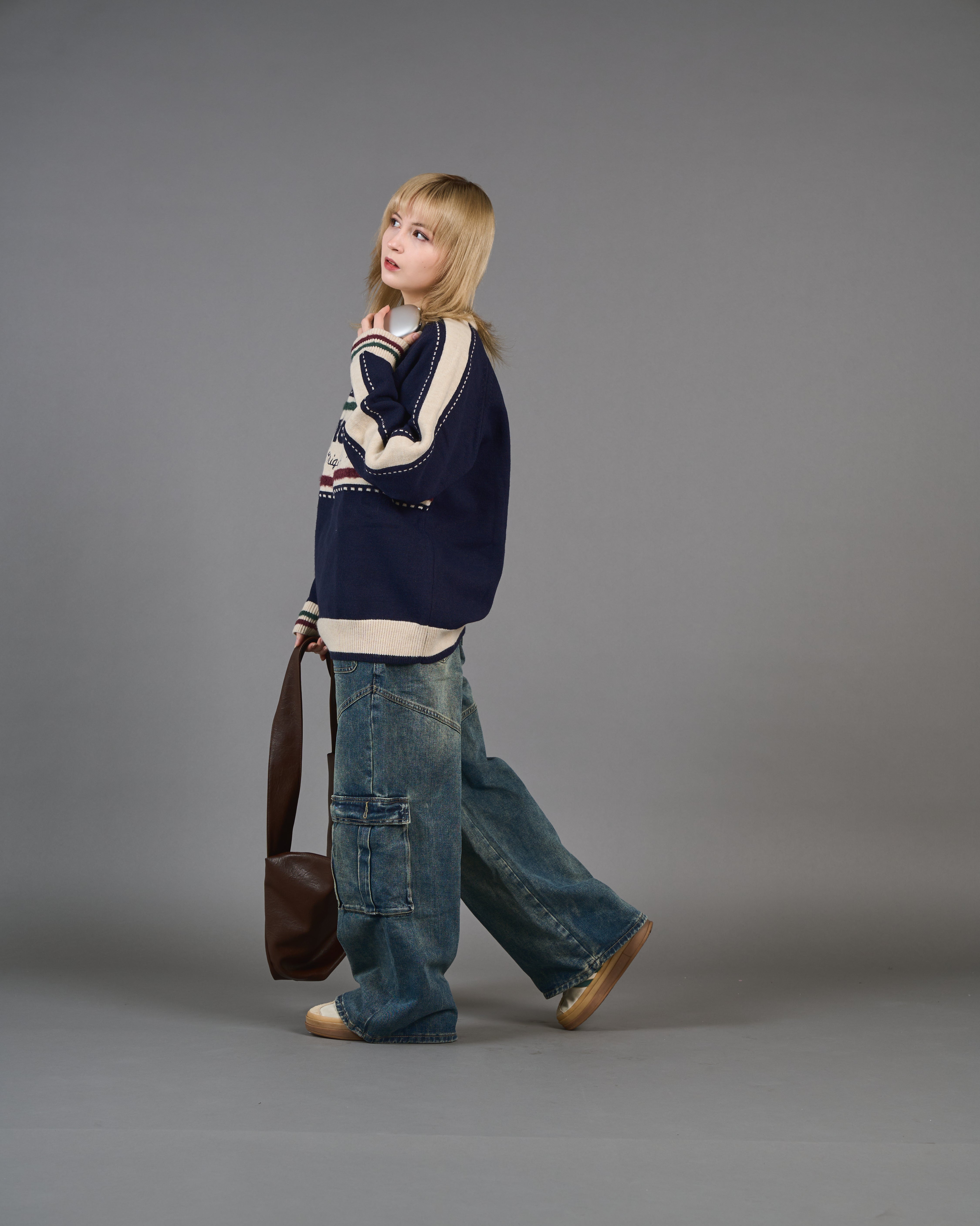 Color Block Ringer Knit SL0010