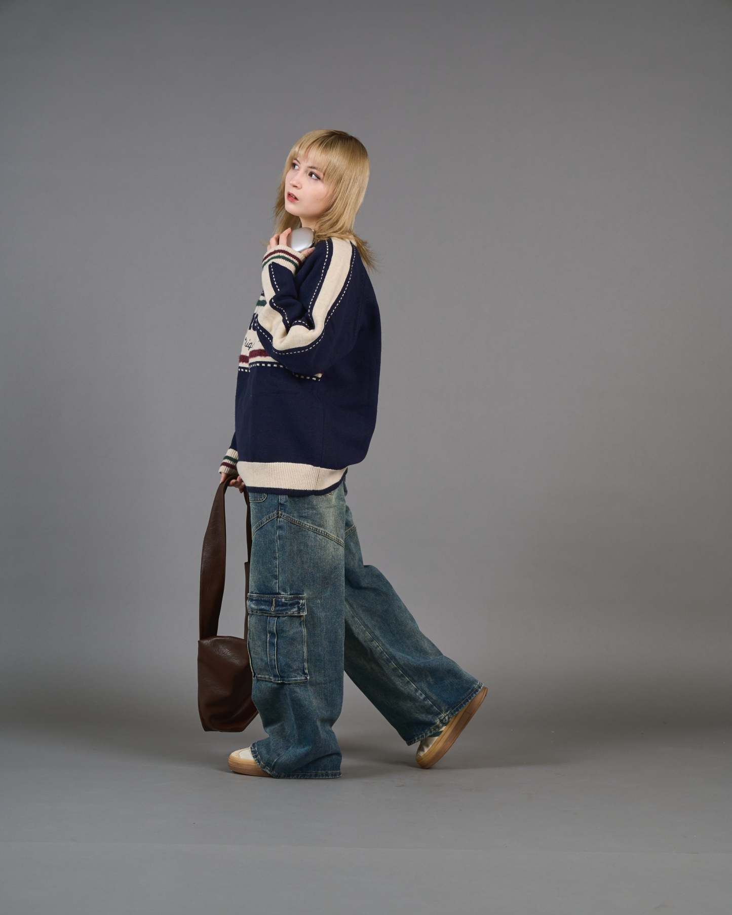 Color Block Ringer Knit SL0010
