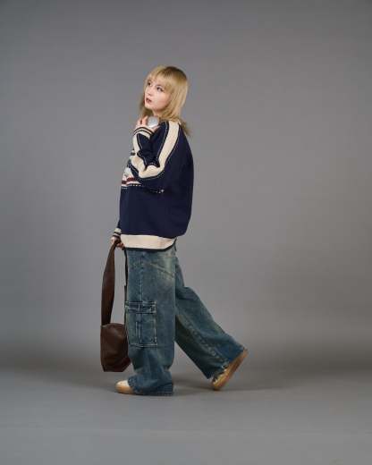 Color Block Ringer Knit SL0010