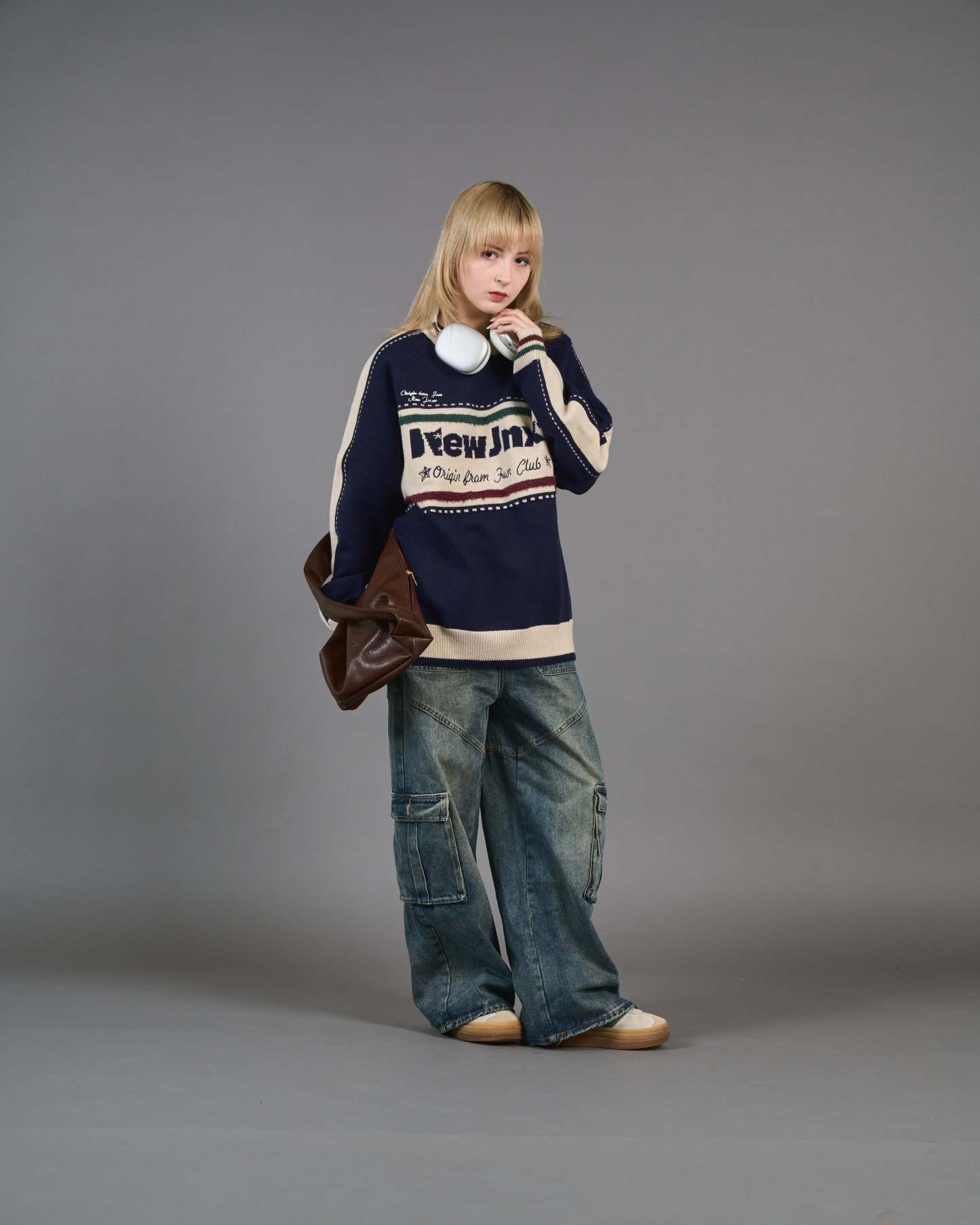 Color Block Ringer Knit SL0010
