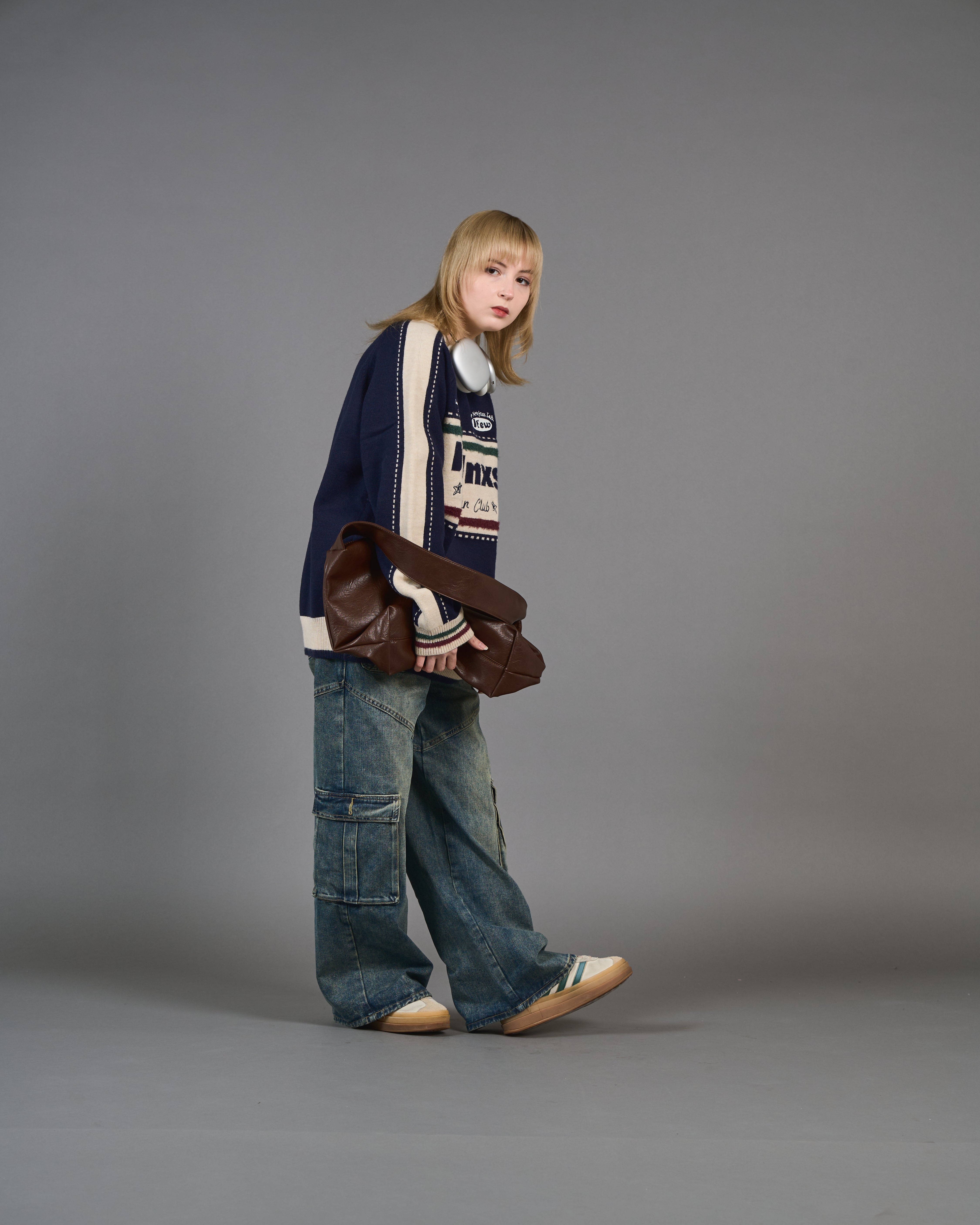 Color Block Ringer Knit SL0010