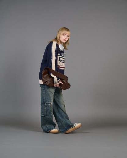 Color Block Ringer Knit SL0010