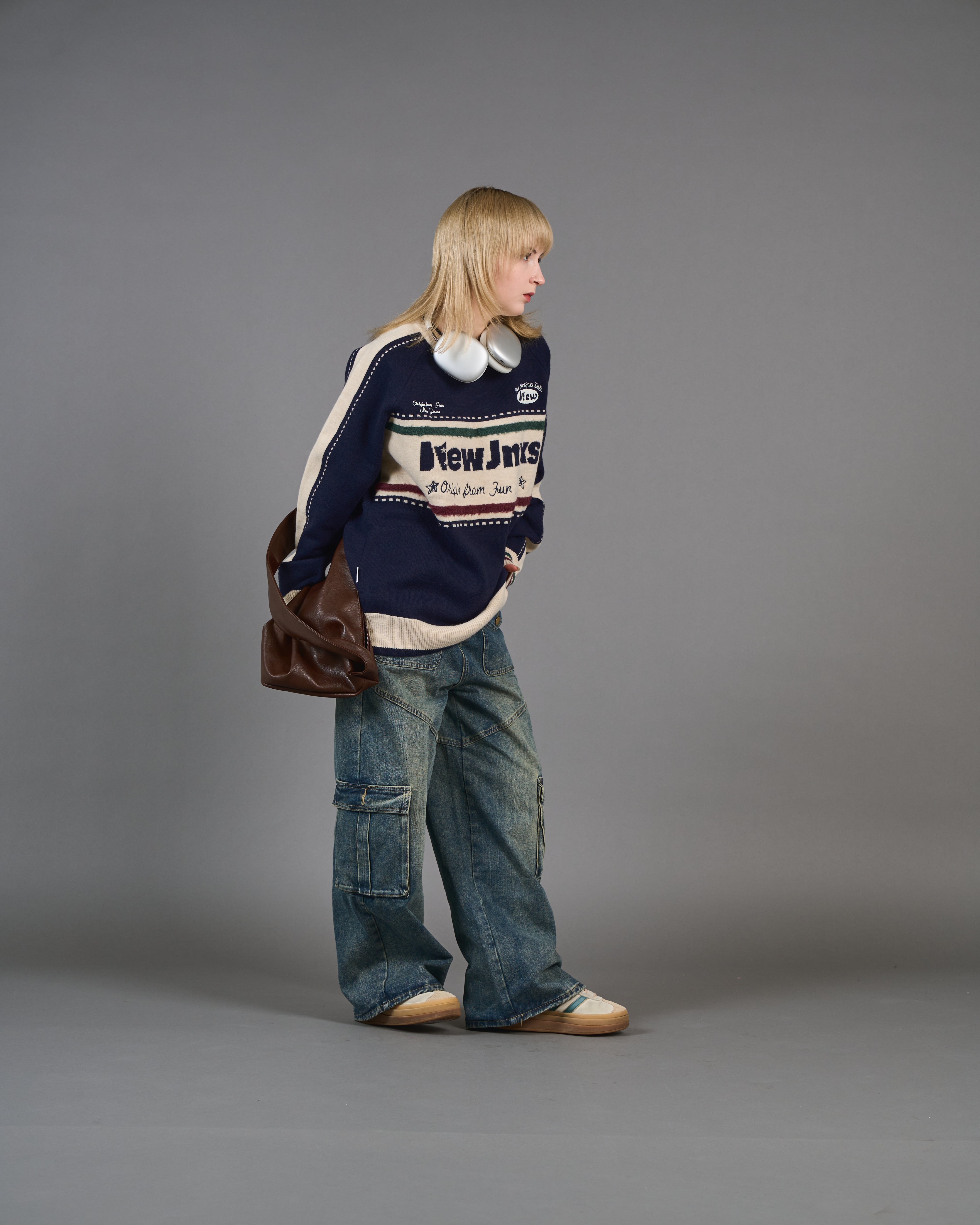 Color Block Ringer Knit SL0010