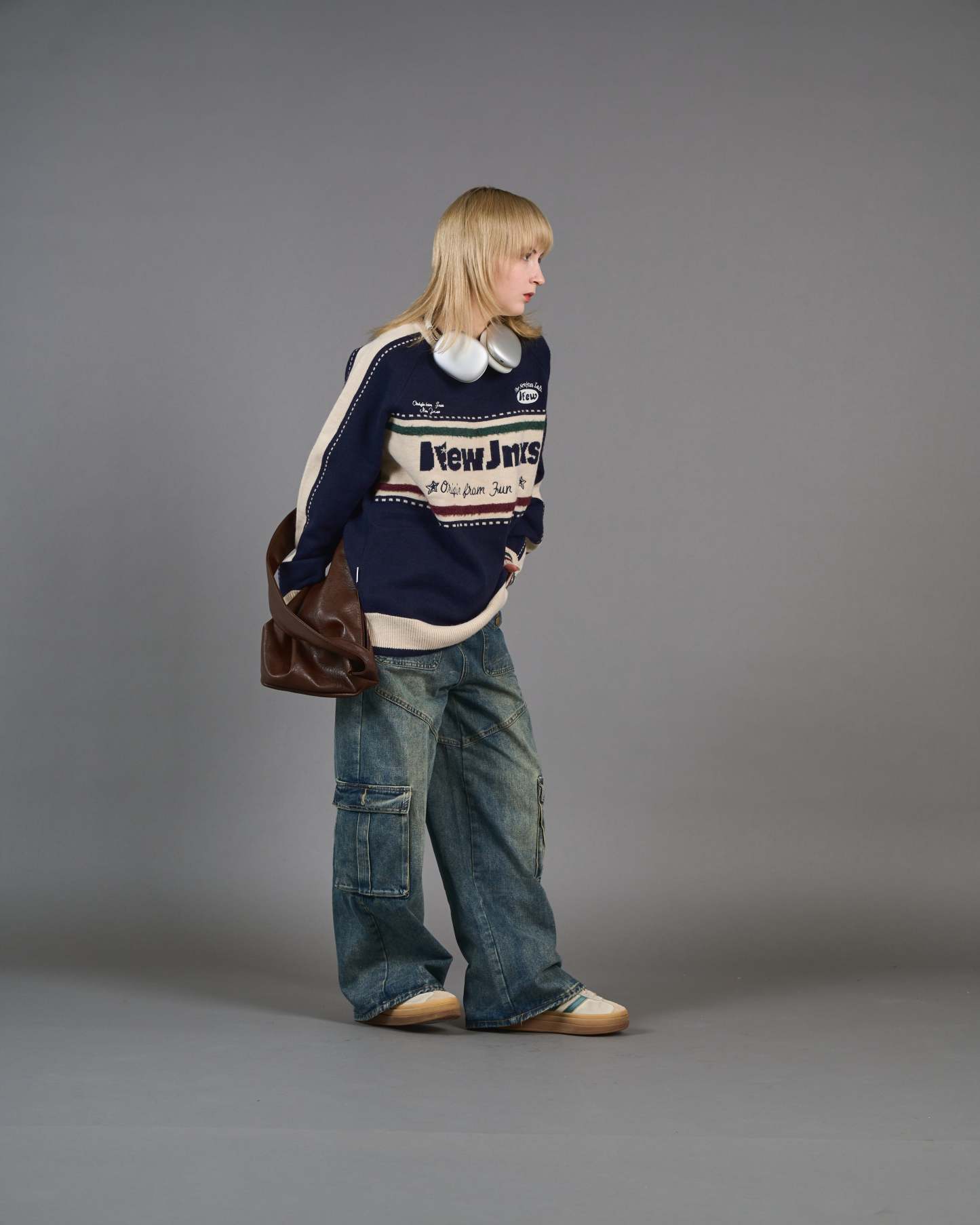 Color Block Ringer Knit SL0010