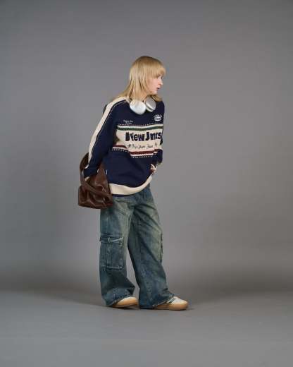 Color Block Ringer Knit SL0010