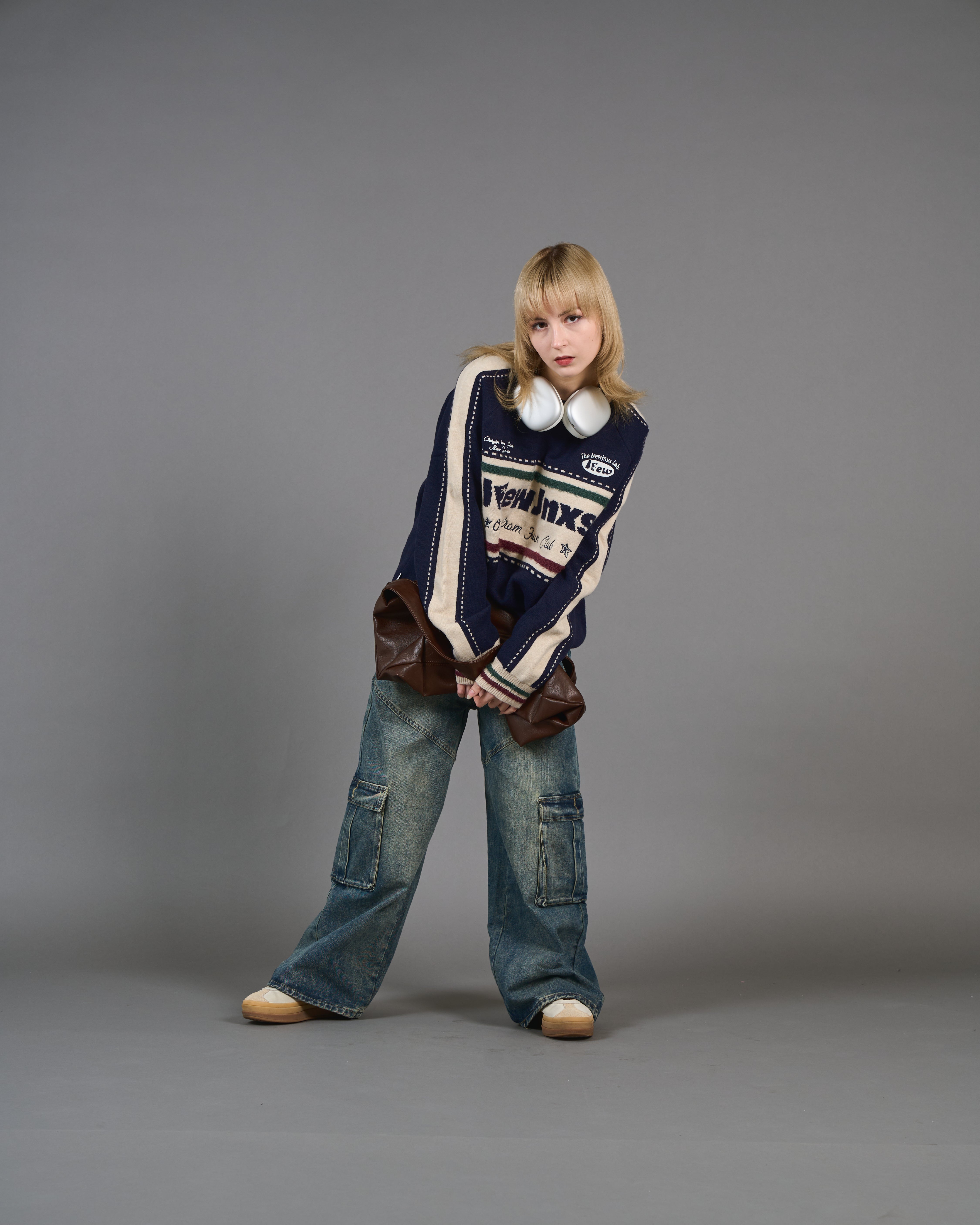 Color Block Ringer Knit SL0010