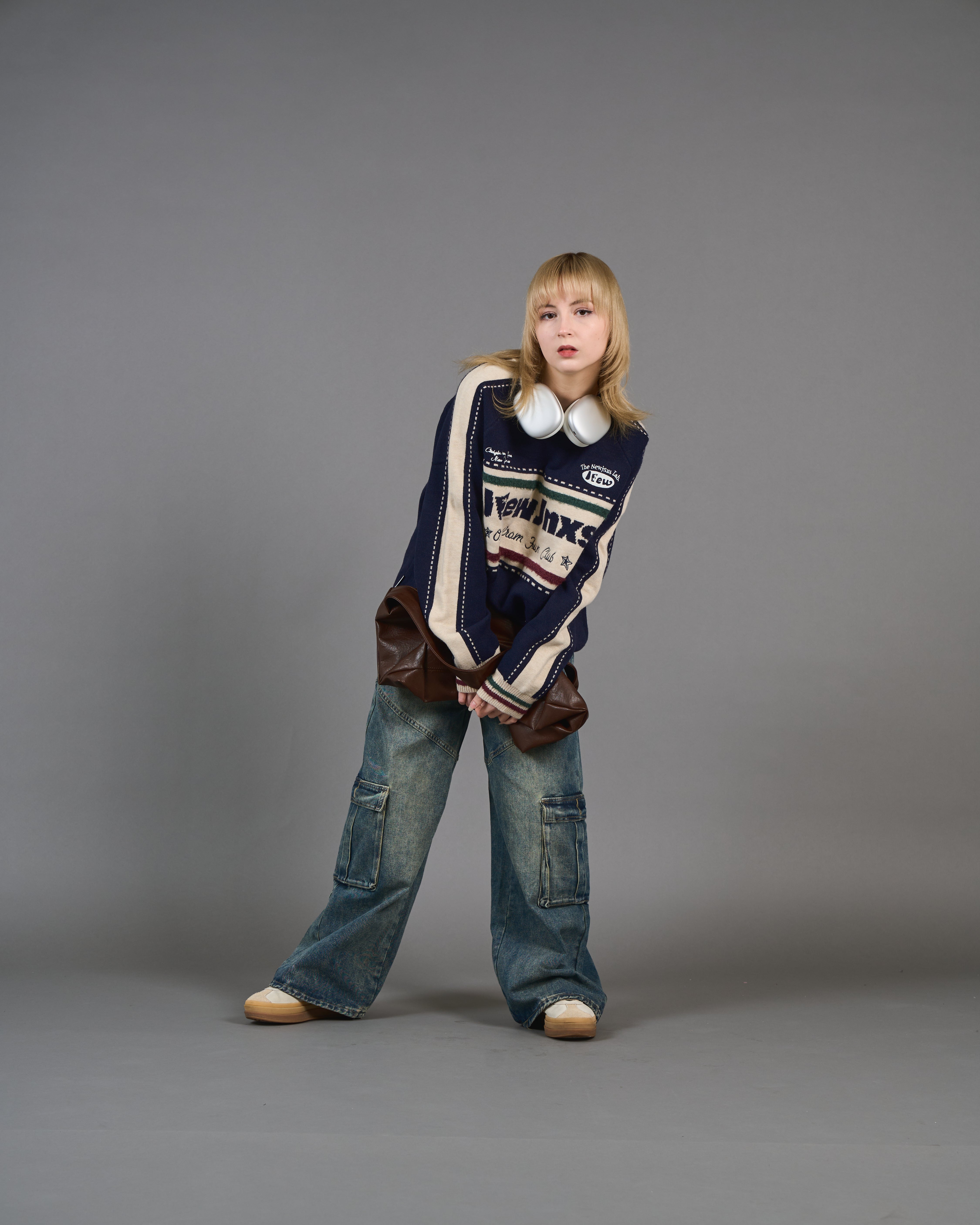 Color Block Ringer Knit SL0010