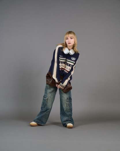 Color Block Ringer Knit SL0010