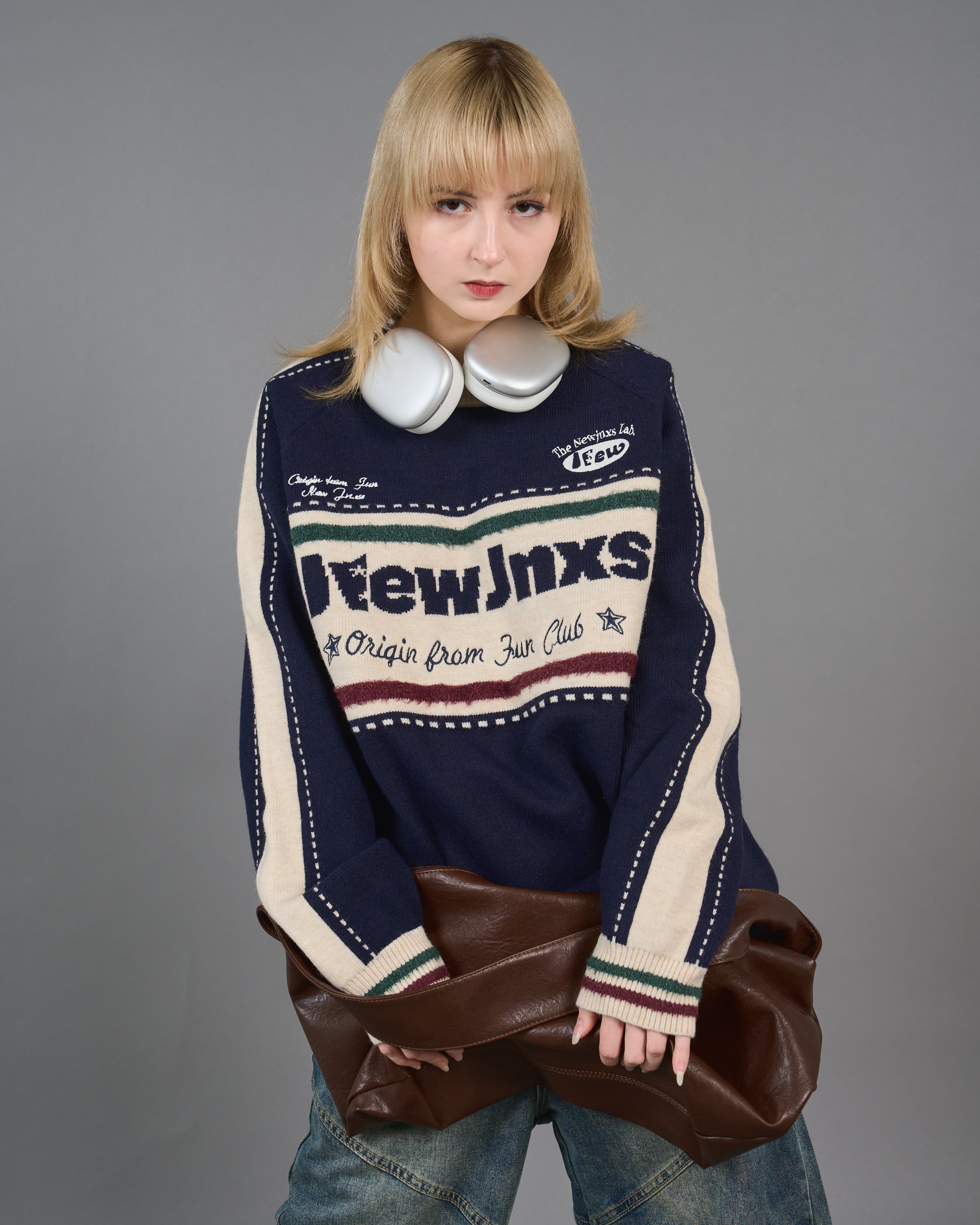 Color Block Ringer Knit SL0010