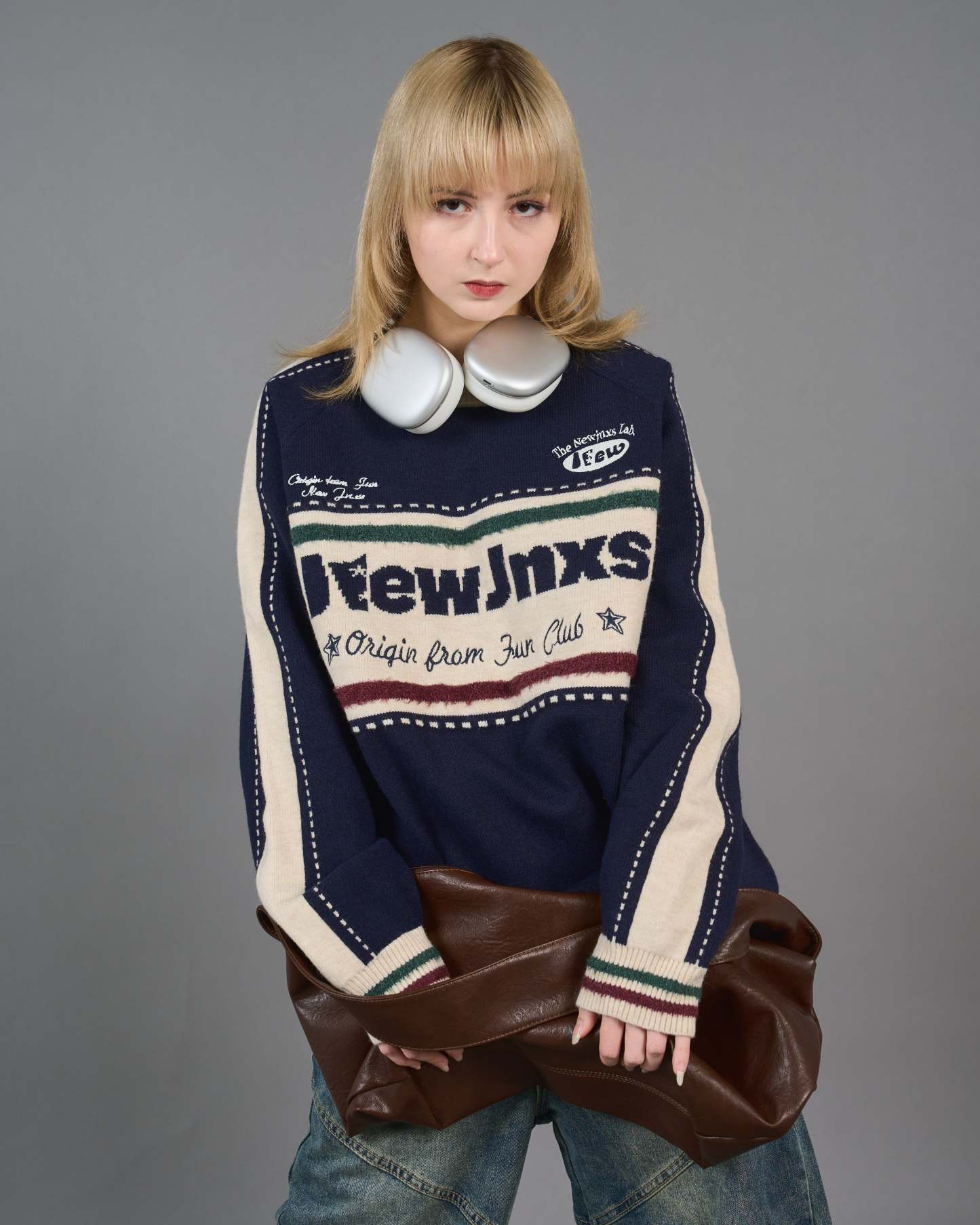 Color Block Ringer Knit SL0010