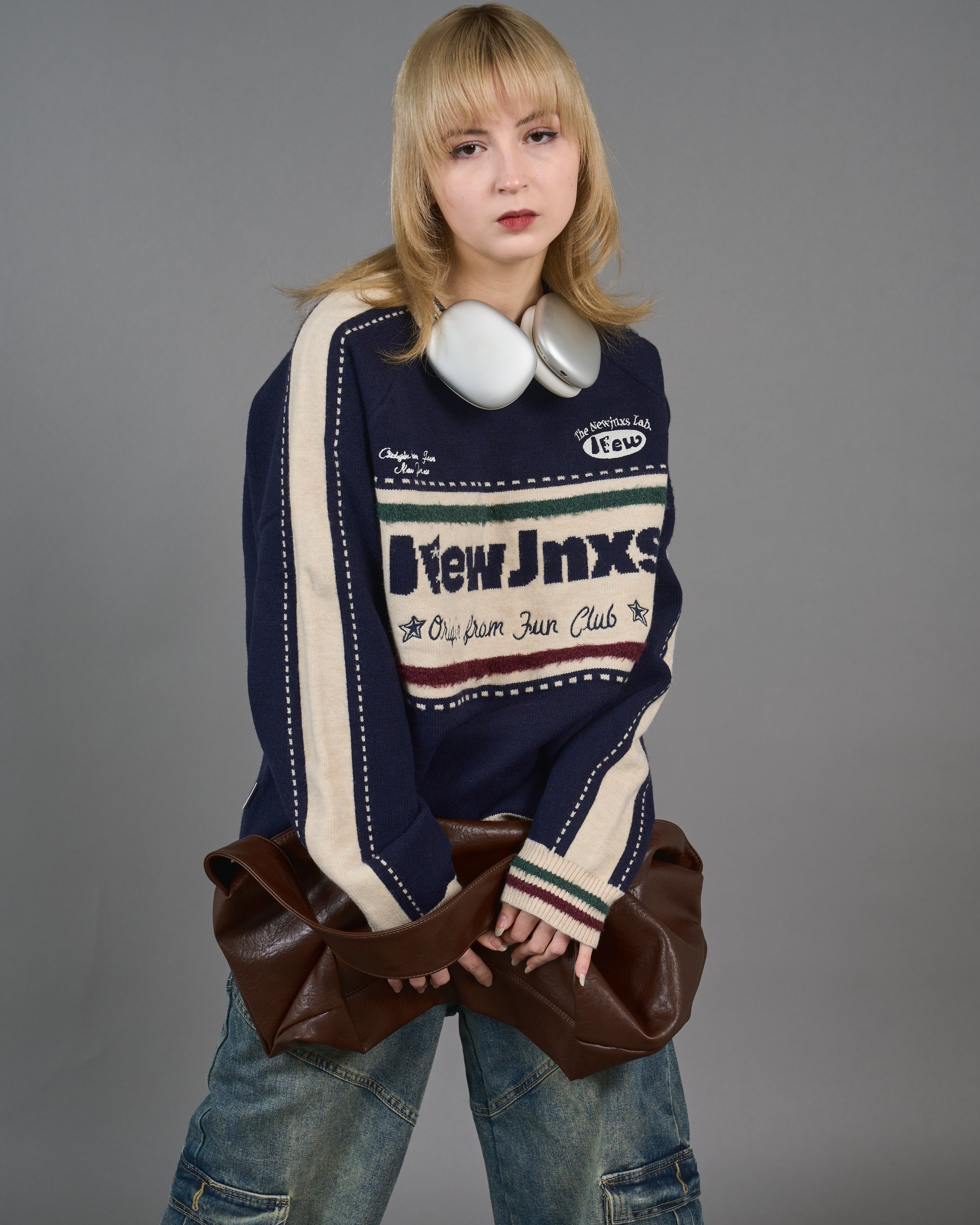 Color Block Ringer Knit SL0010