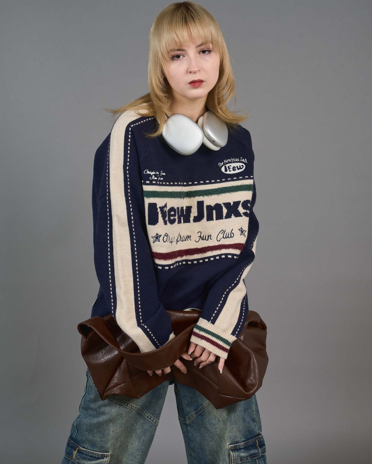 Color Block Ringer Knit SL0010