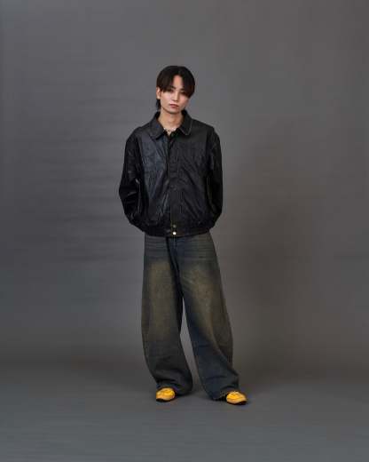 Blackout Leather Jacket SL0045