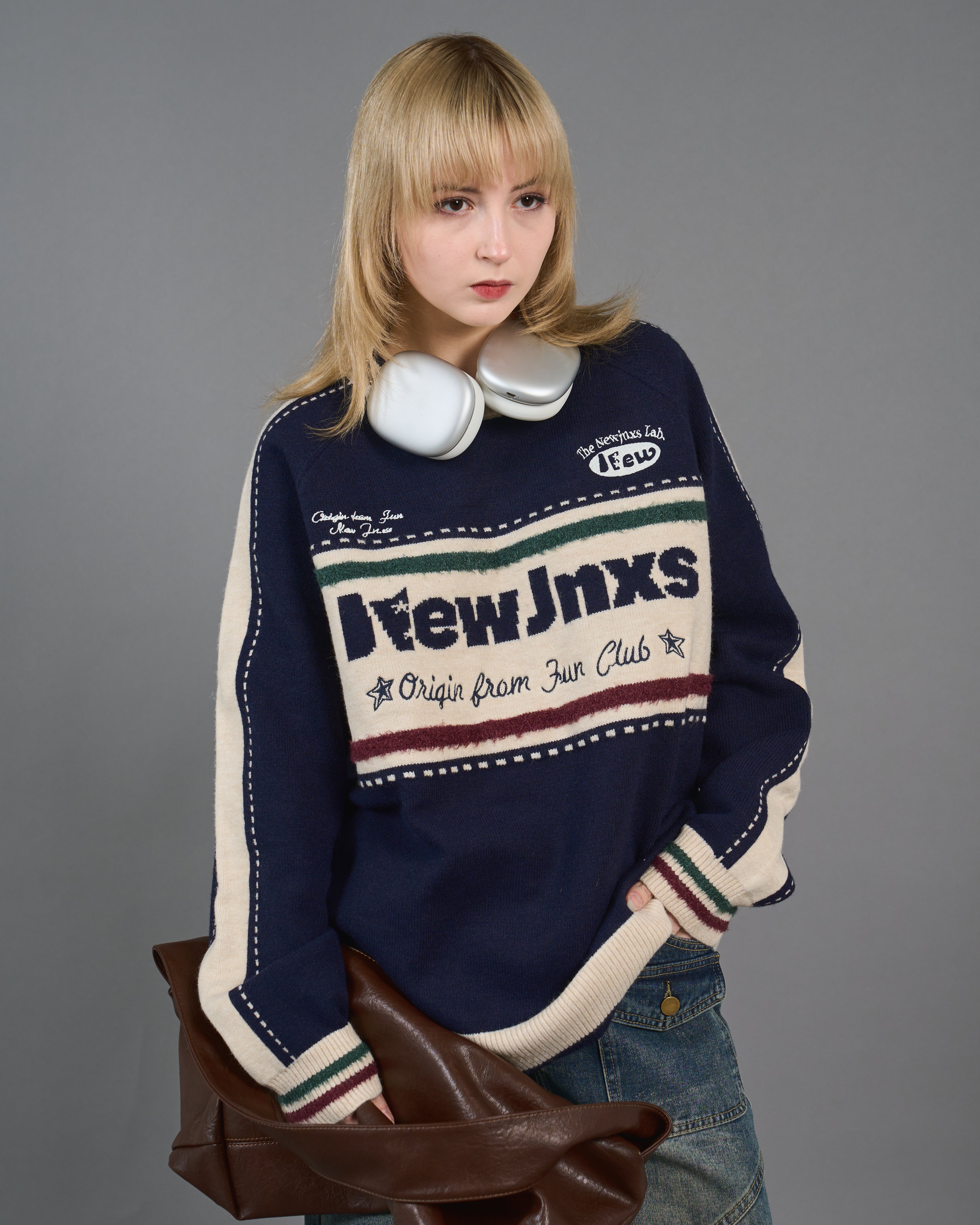 Color Block Ringer Knit SL0010