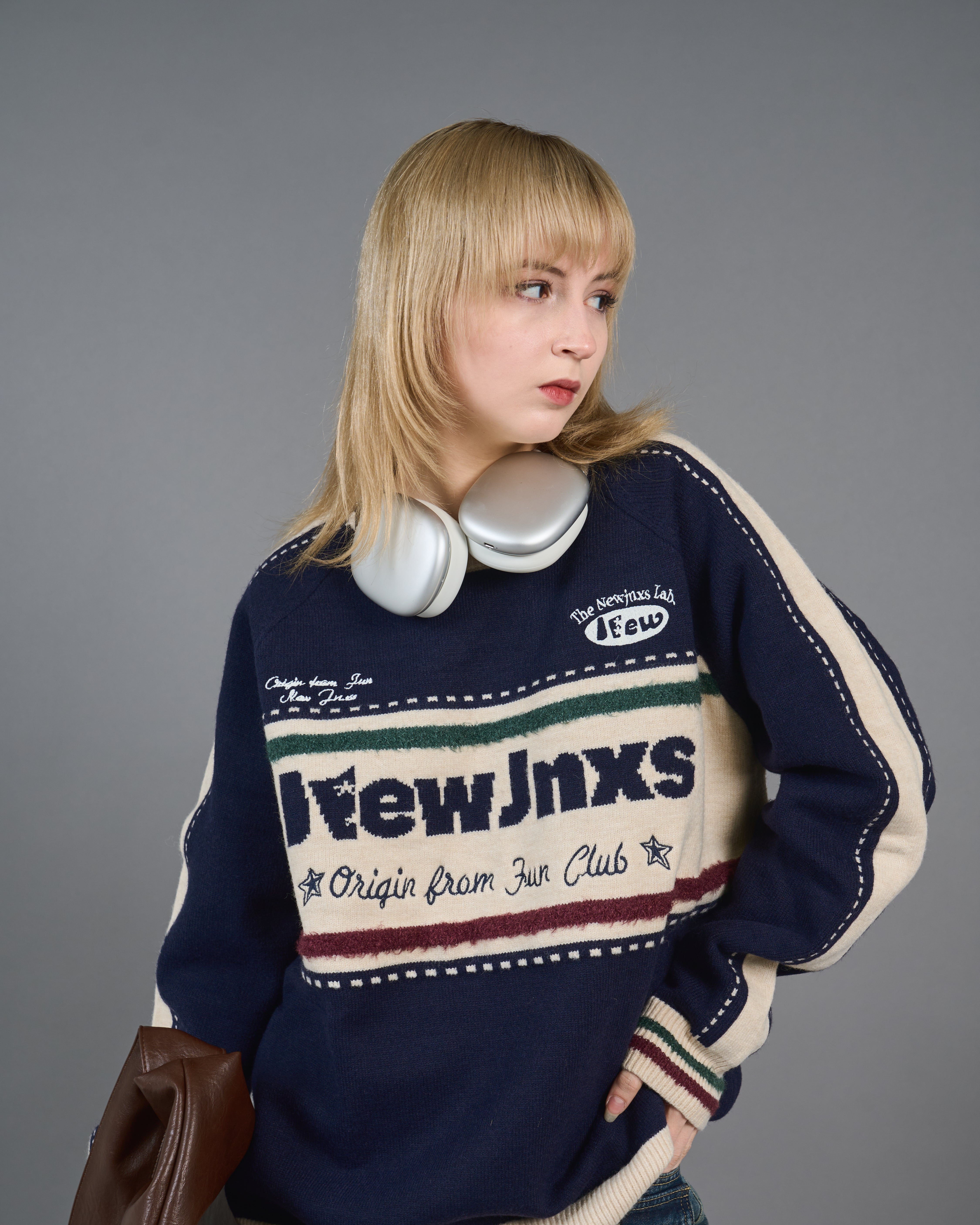 Color Block Ringer Knit SL0010