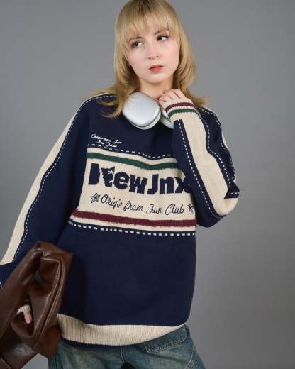 Color Block Ringer Knit SL0010