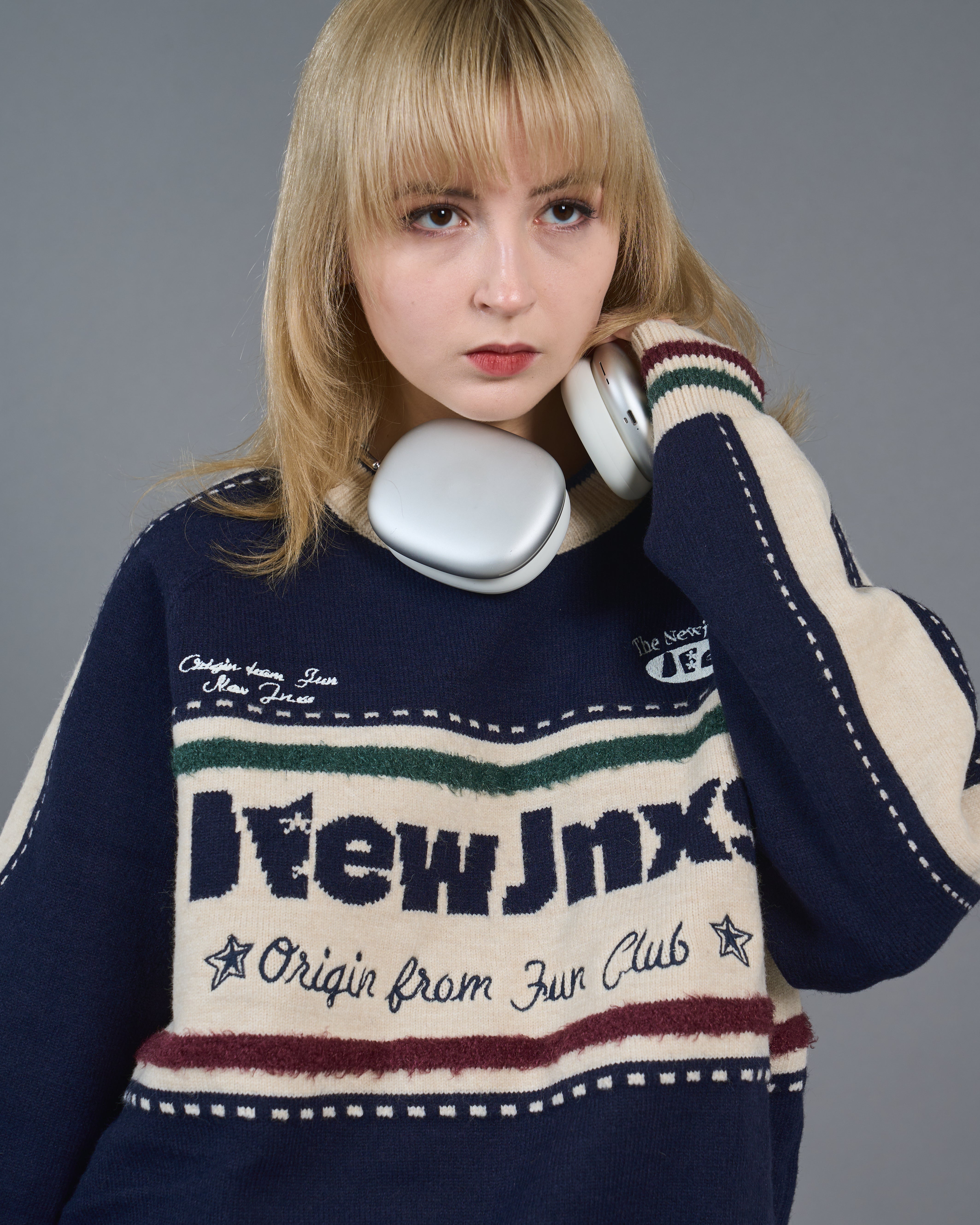 Color Block Ringer Knit SL0010