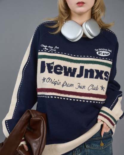 Color Block Ringer Knit SL0010