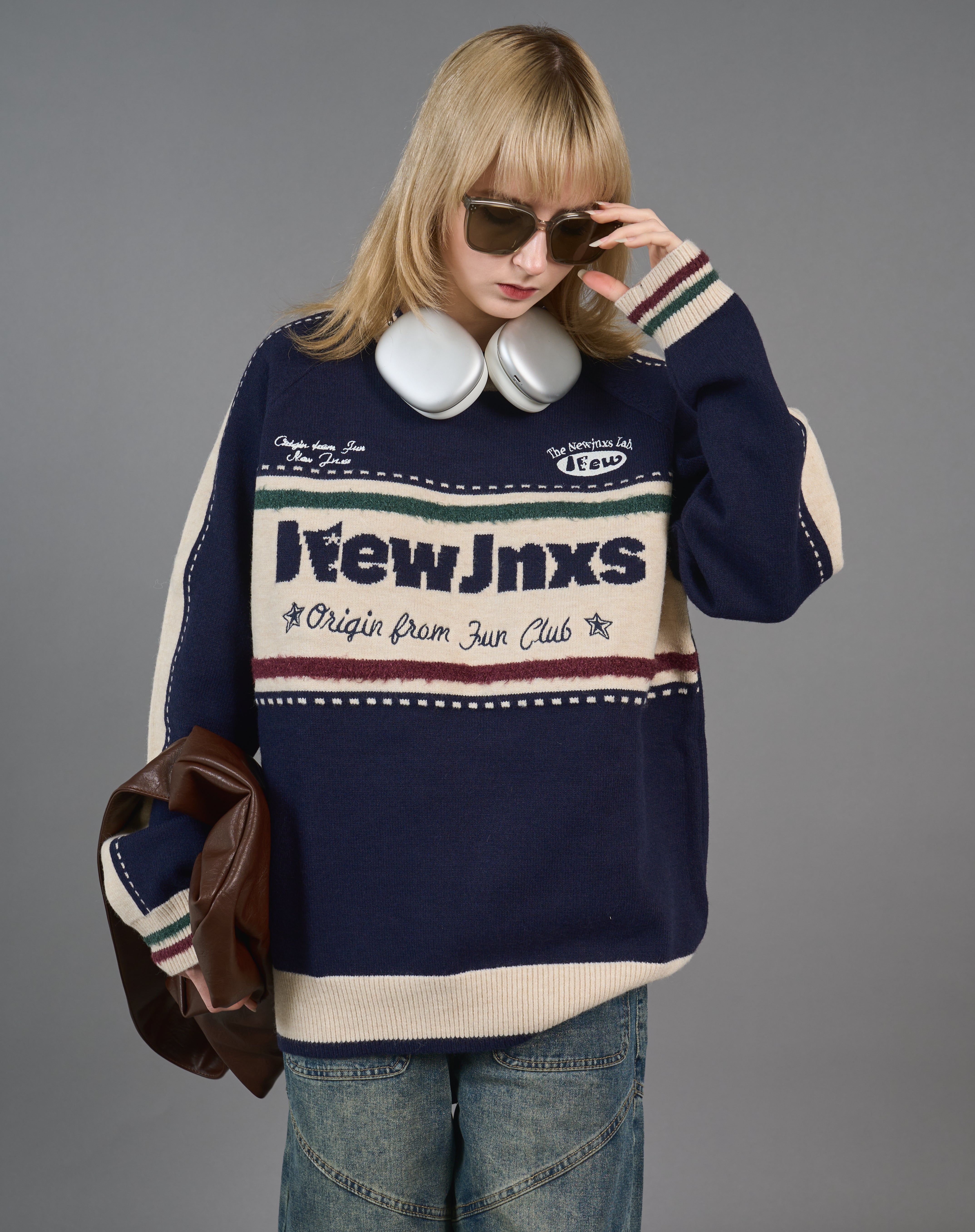 Color Block Ringer Knit SL0010