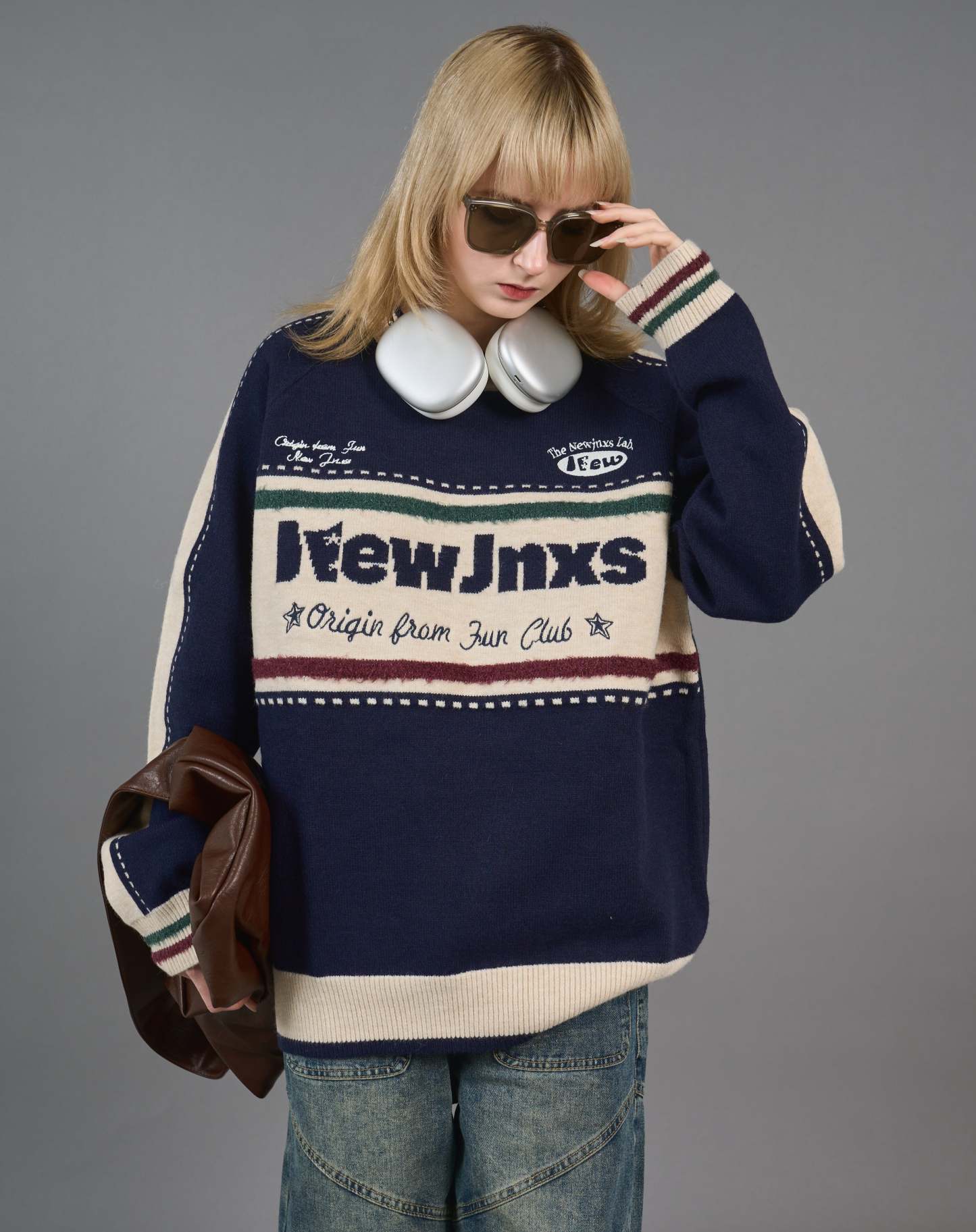 Color Block Ringer Knit SL0010