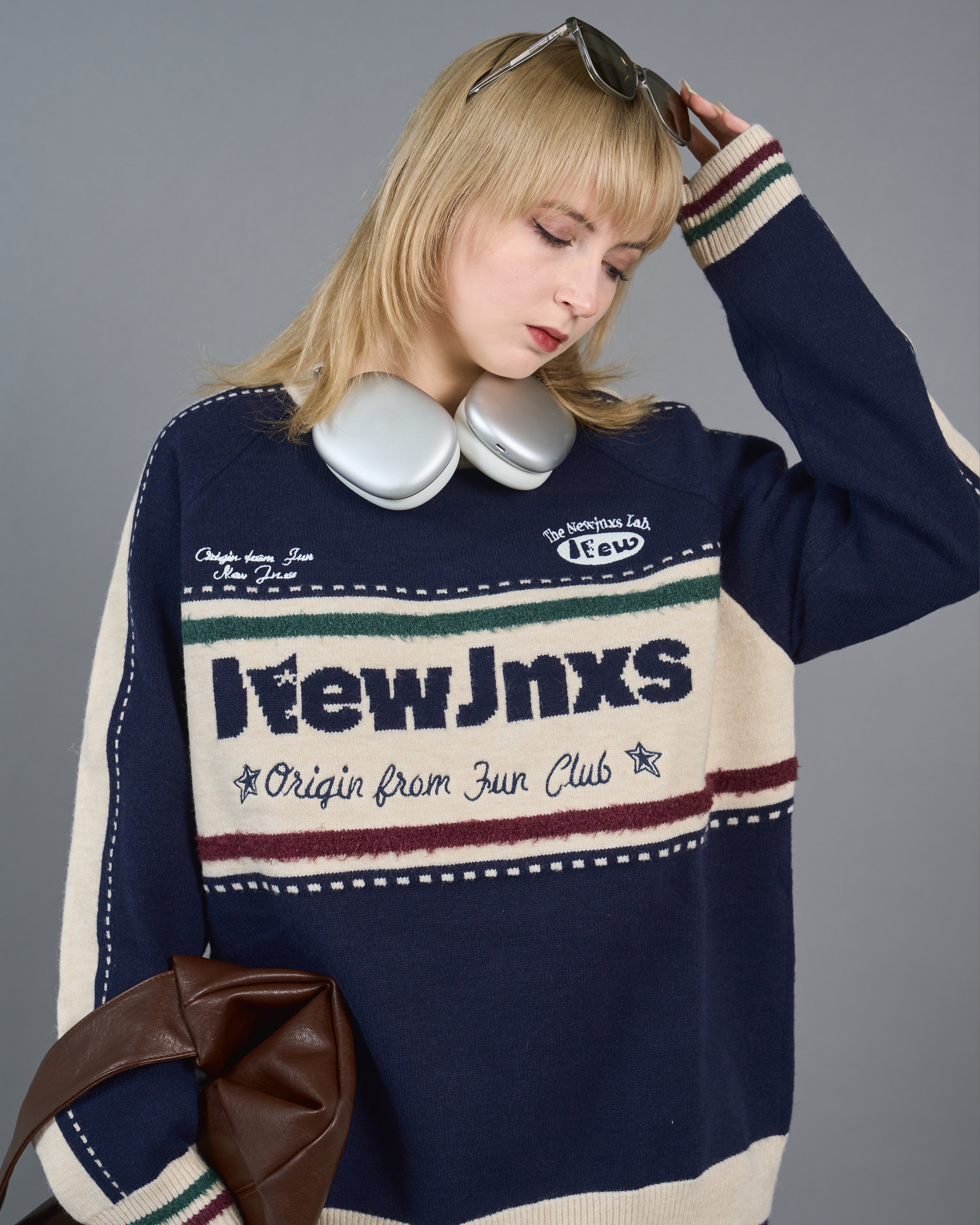 Color Block Ringer Knit SL0010