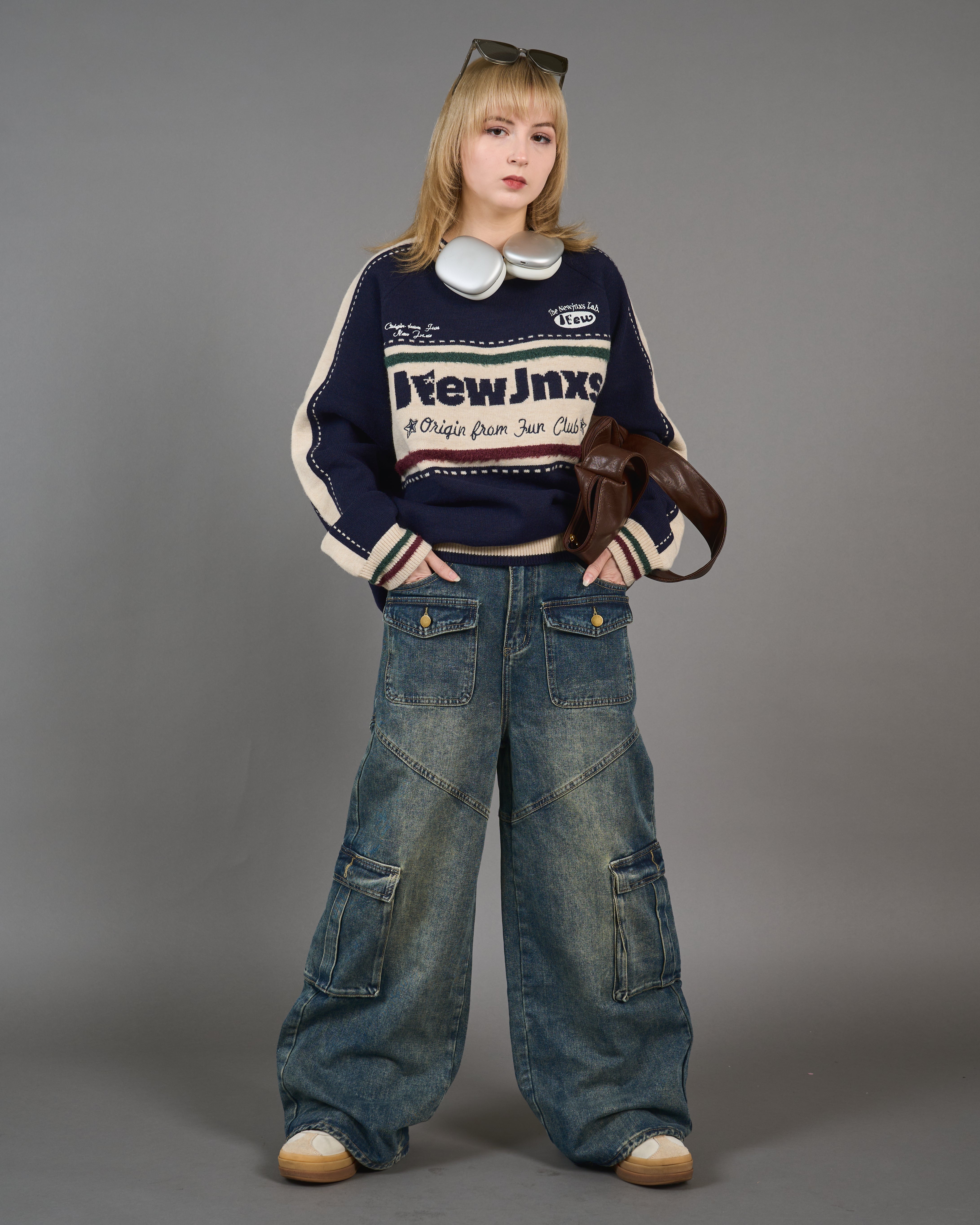 Color Block Ringer Knit SL0010
