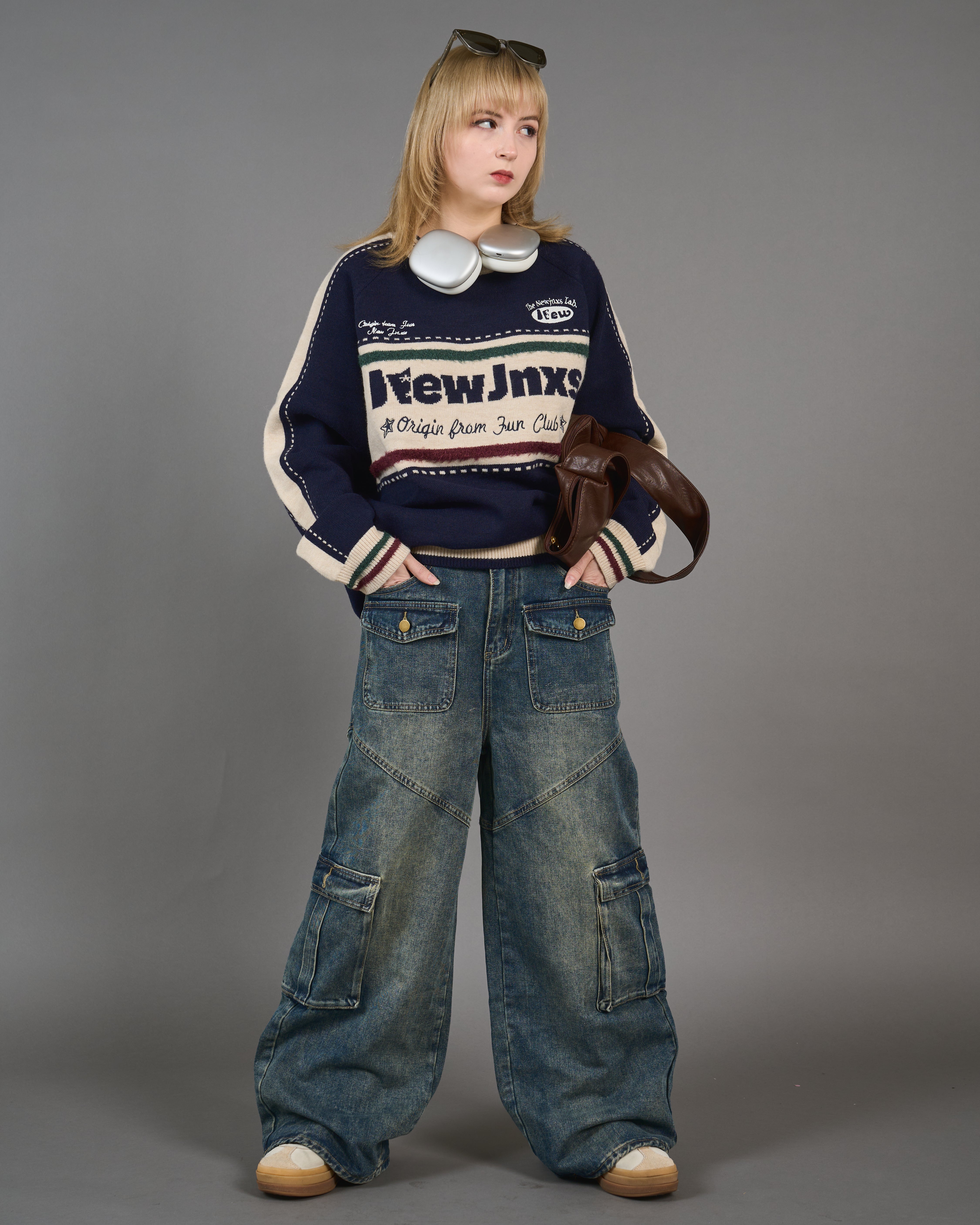 Color Block Ringer Knit SL0010