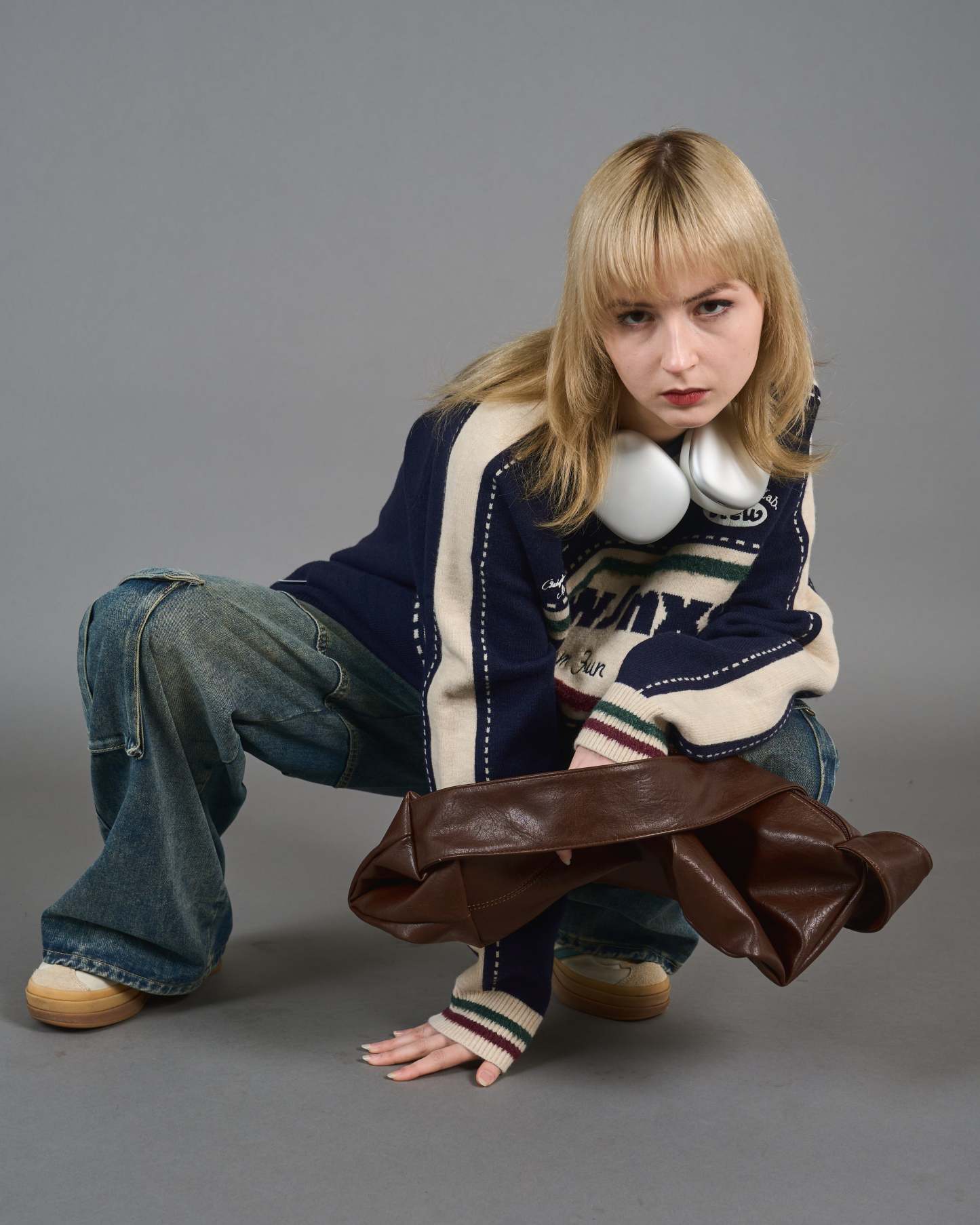 Color Block Ringer Knit SL0010