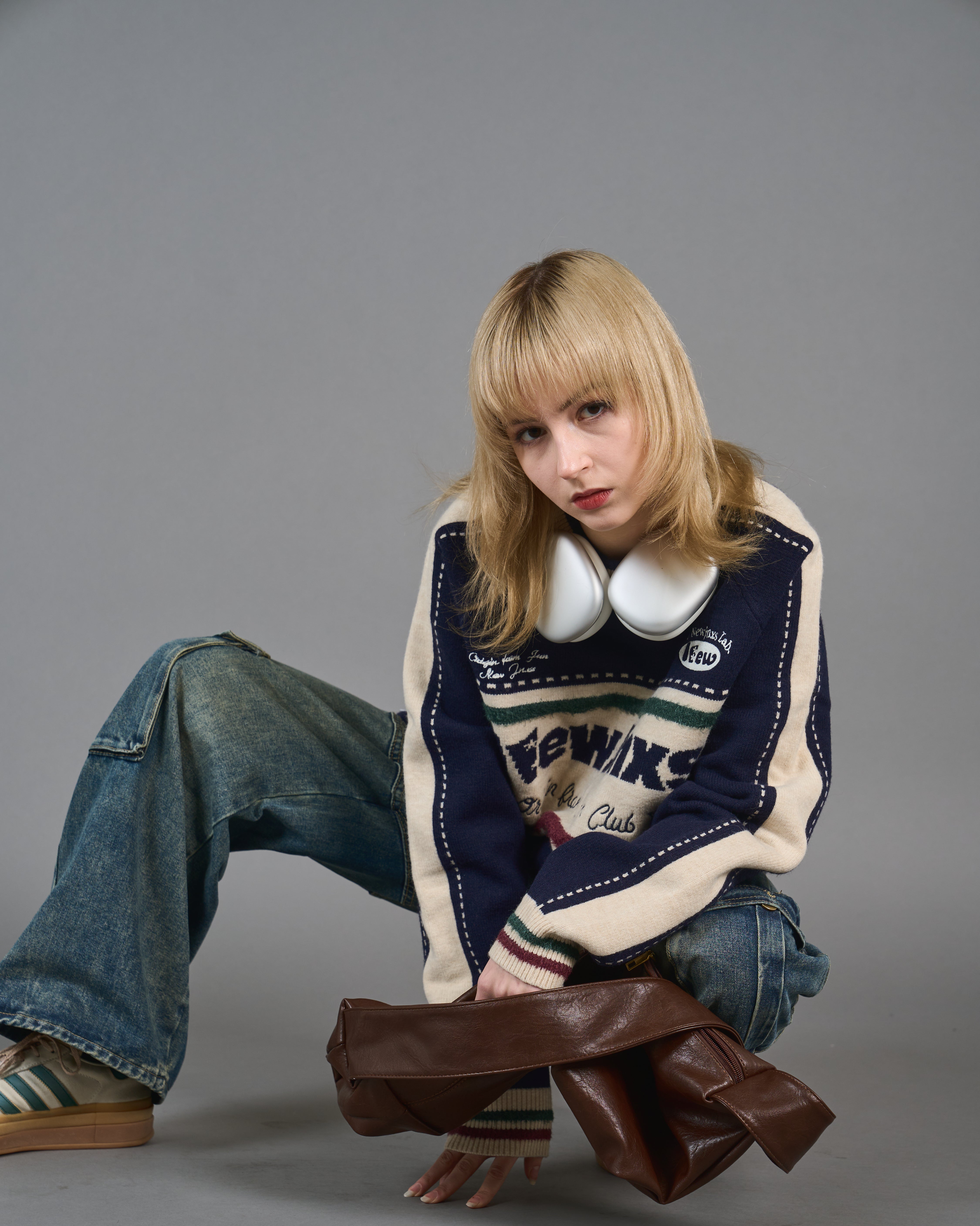 Color Block Ringer Knit SL0010