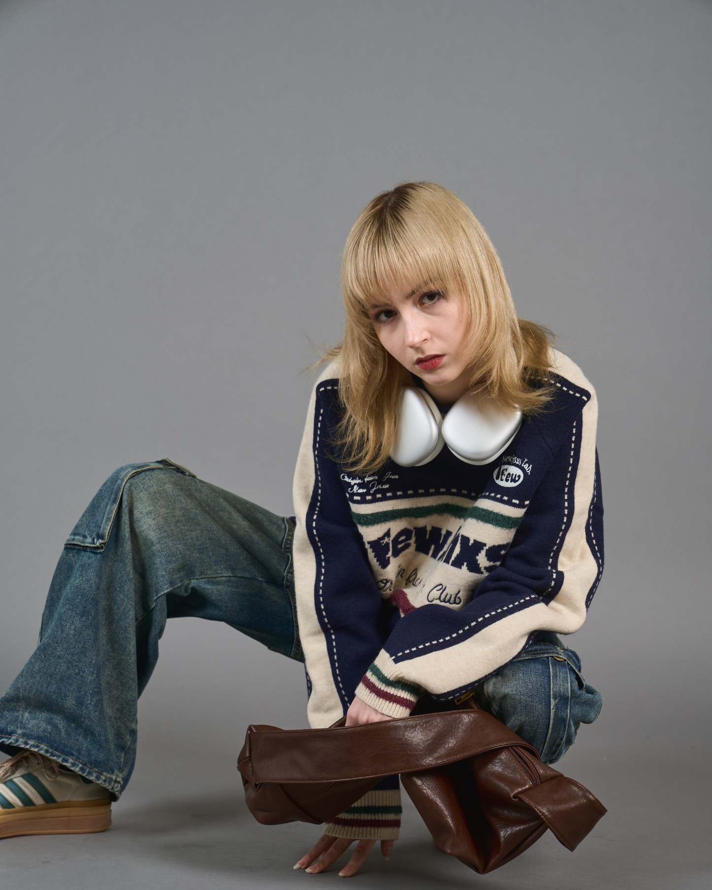 Color Block Ringer Knit SL0010