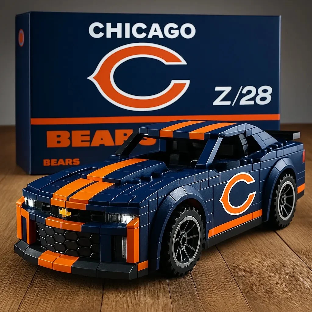 🔥Limited Edition🏈Football Team Camaro Z/28 Building Block