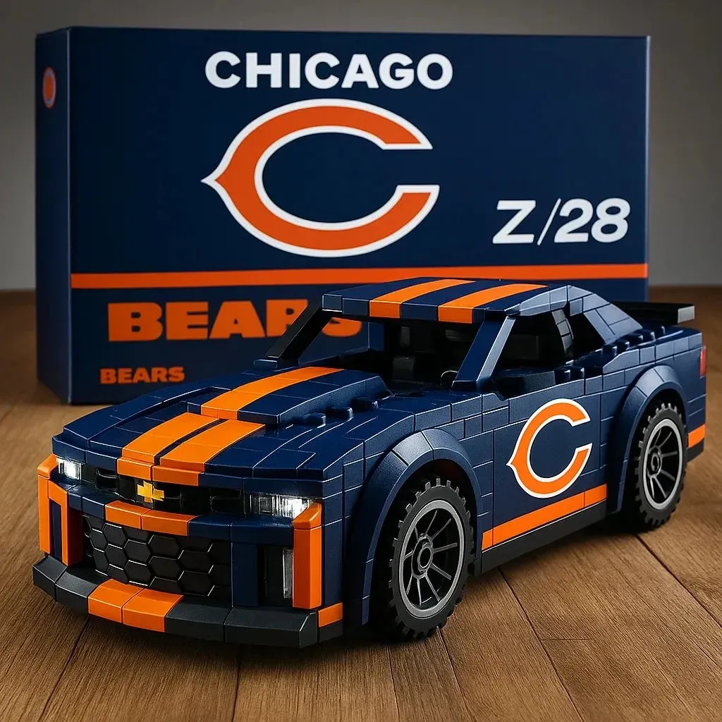🔥Limited Edition🏈Football Team Camaro Z/28 Building Block