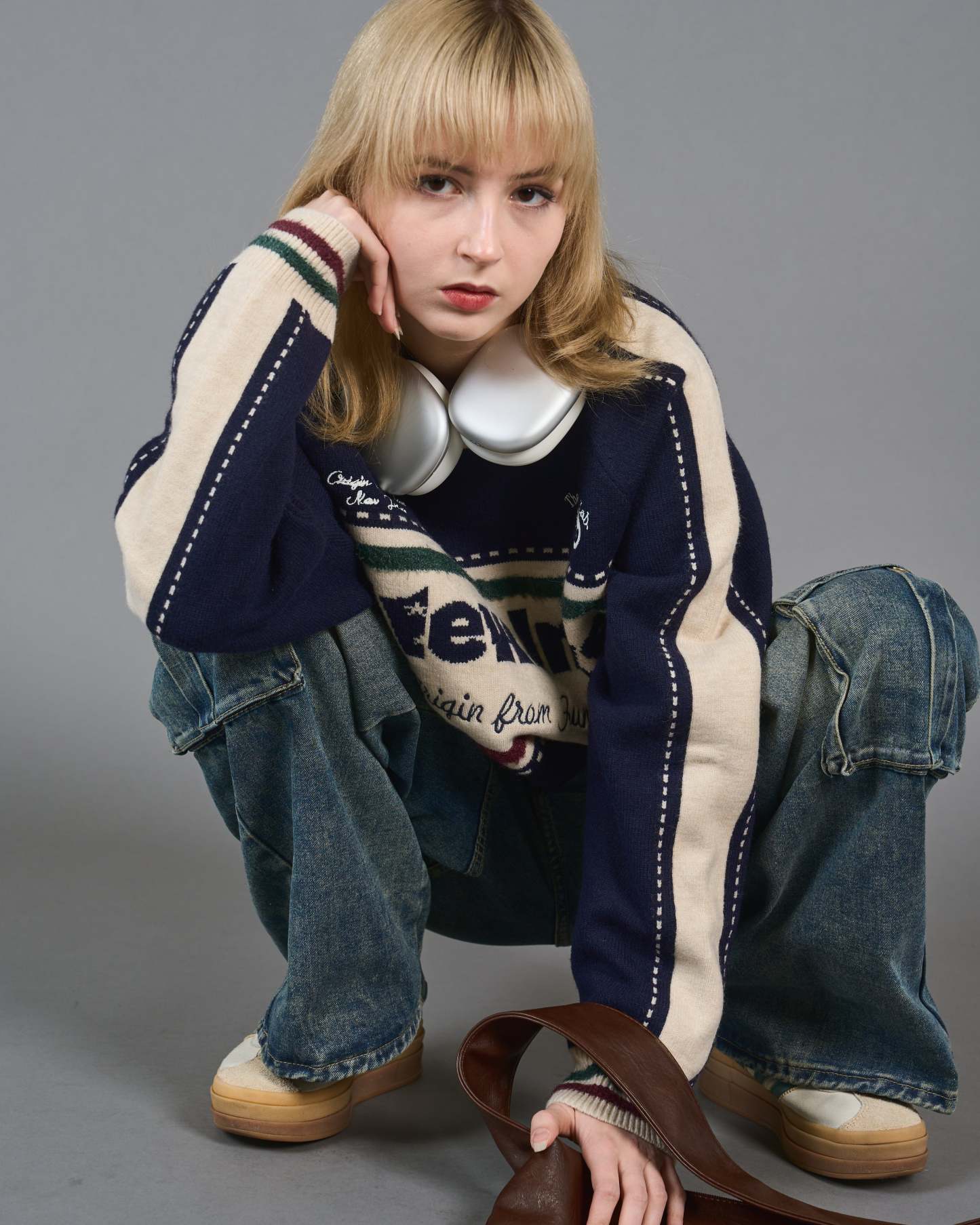 Color Block Ringer Knit SL0010