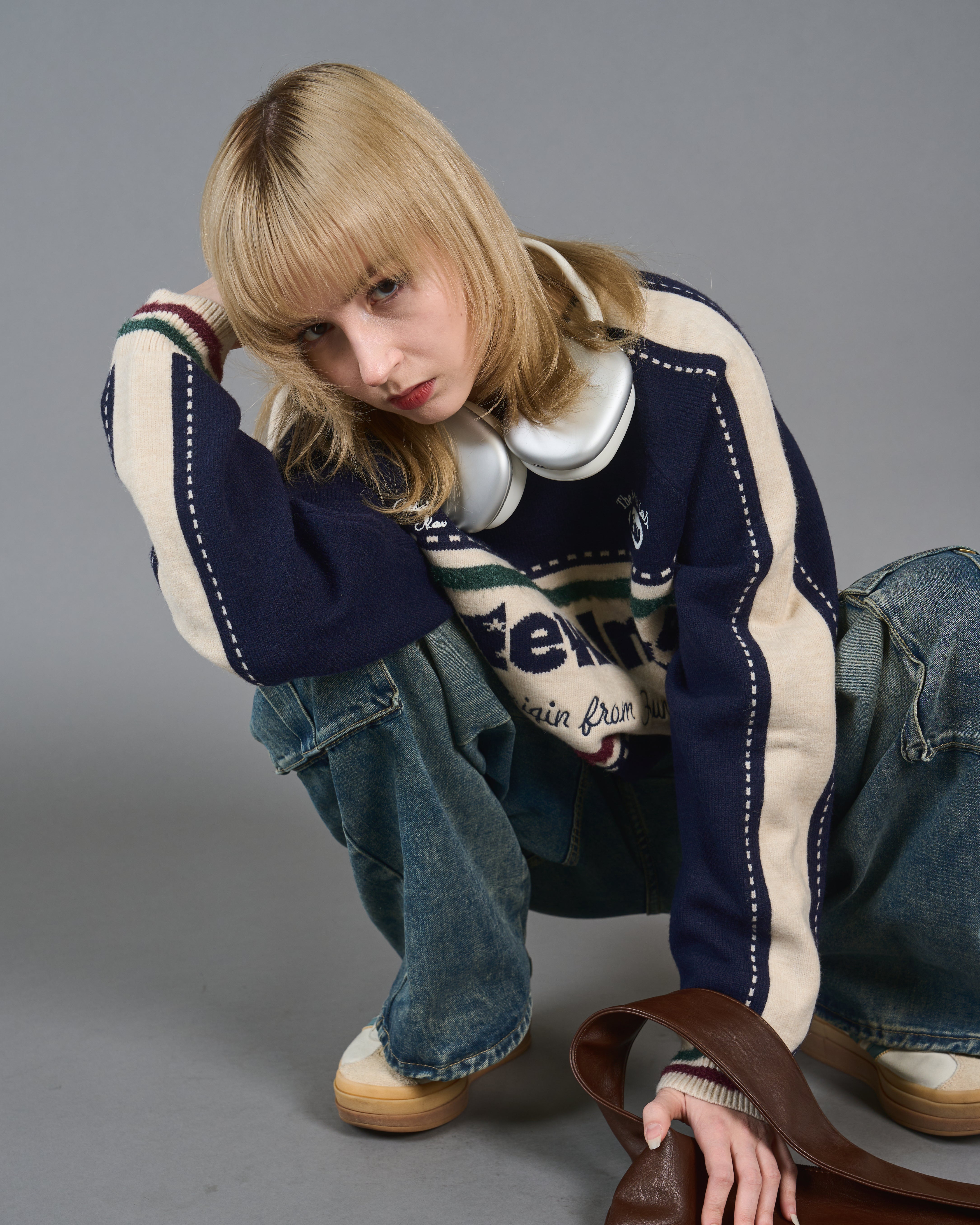 Color Block Ringer Knit SL0010