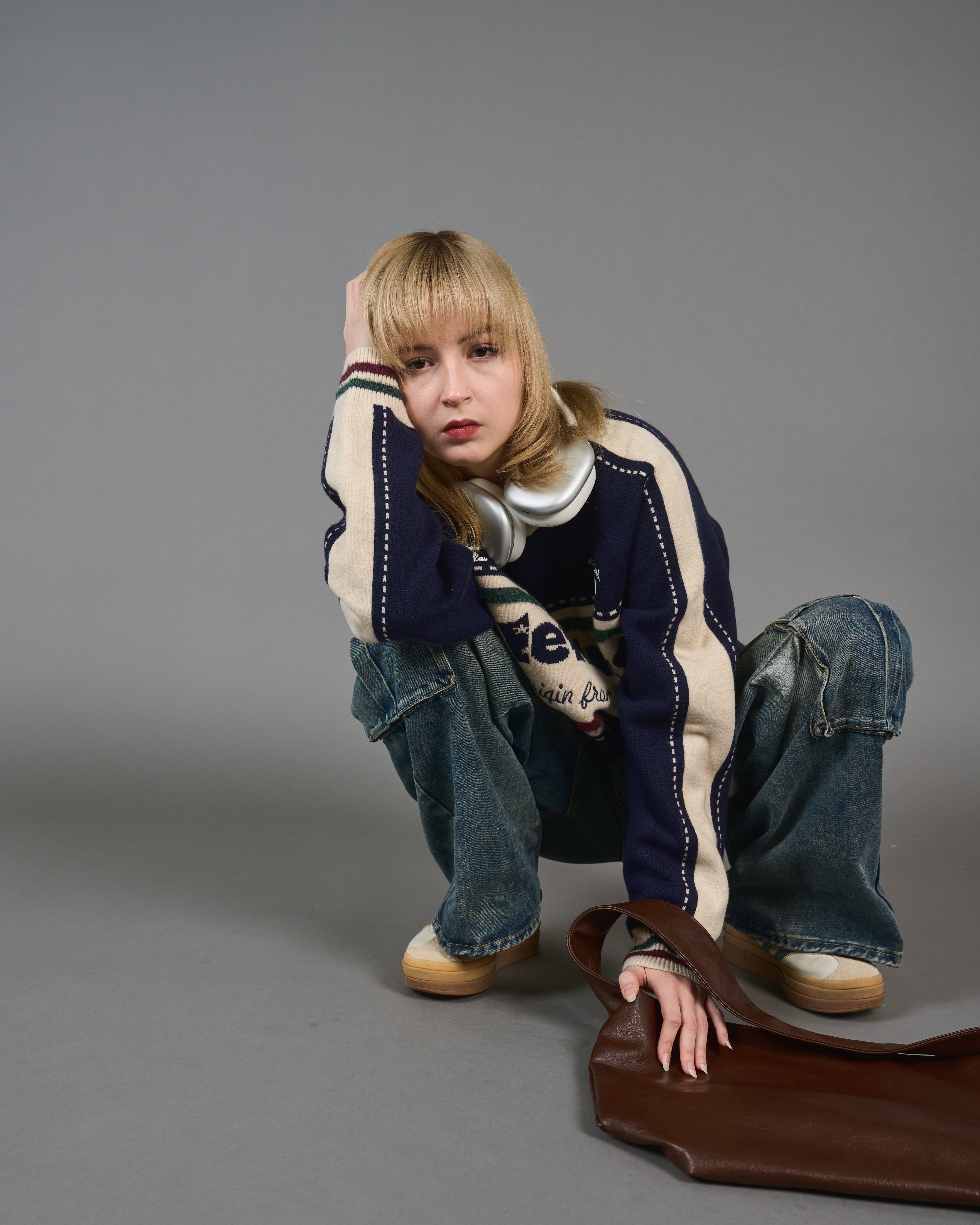 Color Block Ringer Knit SL0010