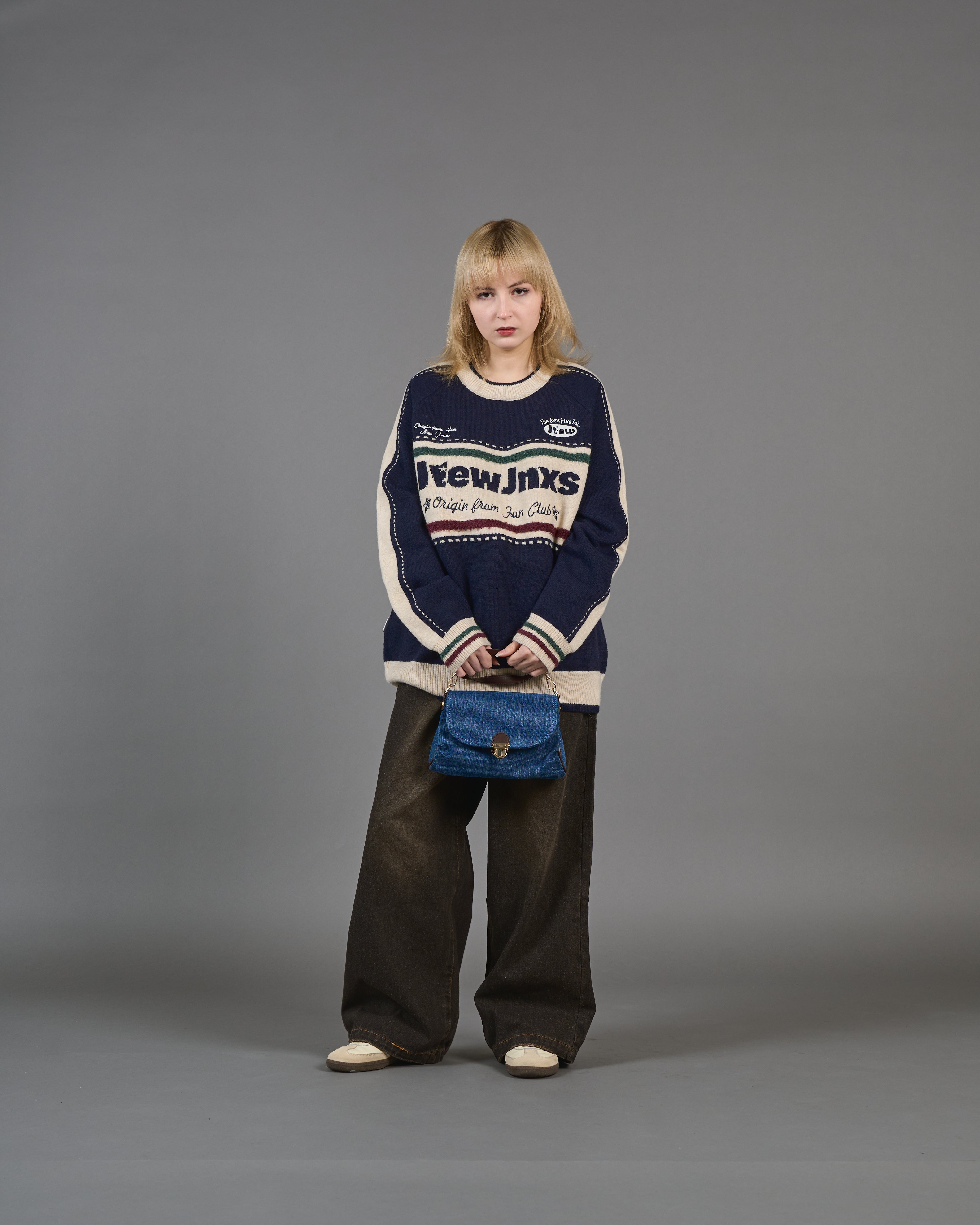 Color Block Ringer Knit SL0010