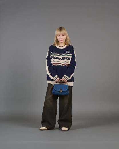 Color Block Ringer Knit SL0010