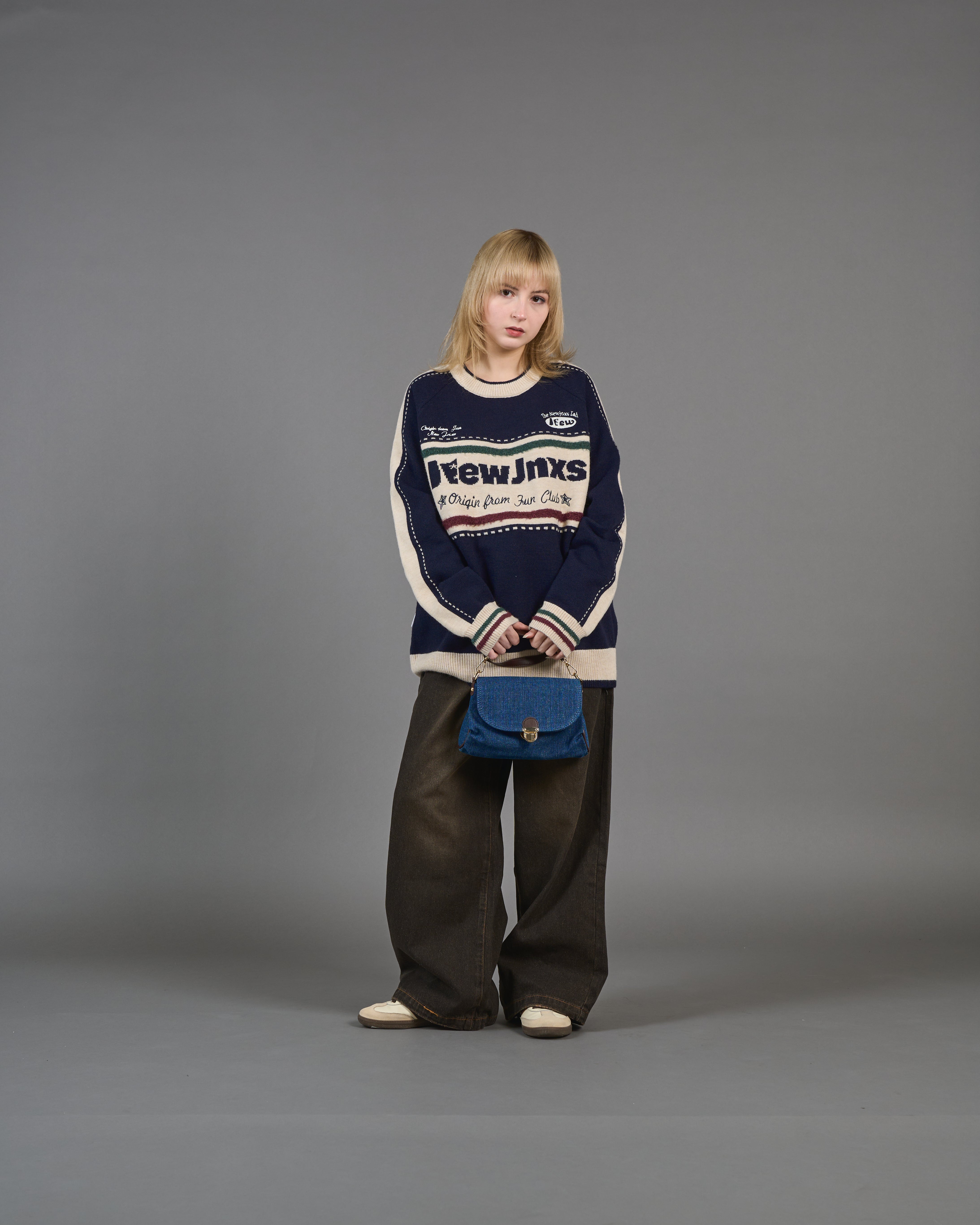 Color Block Ringer Knit SL0010