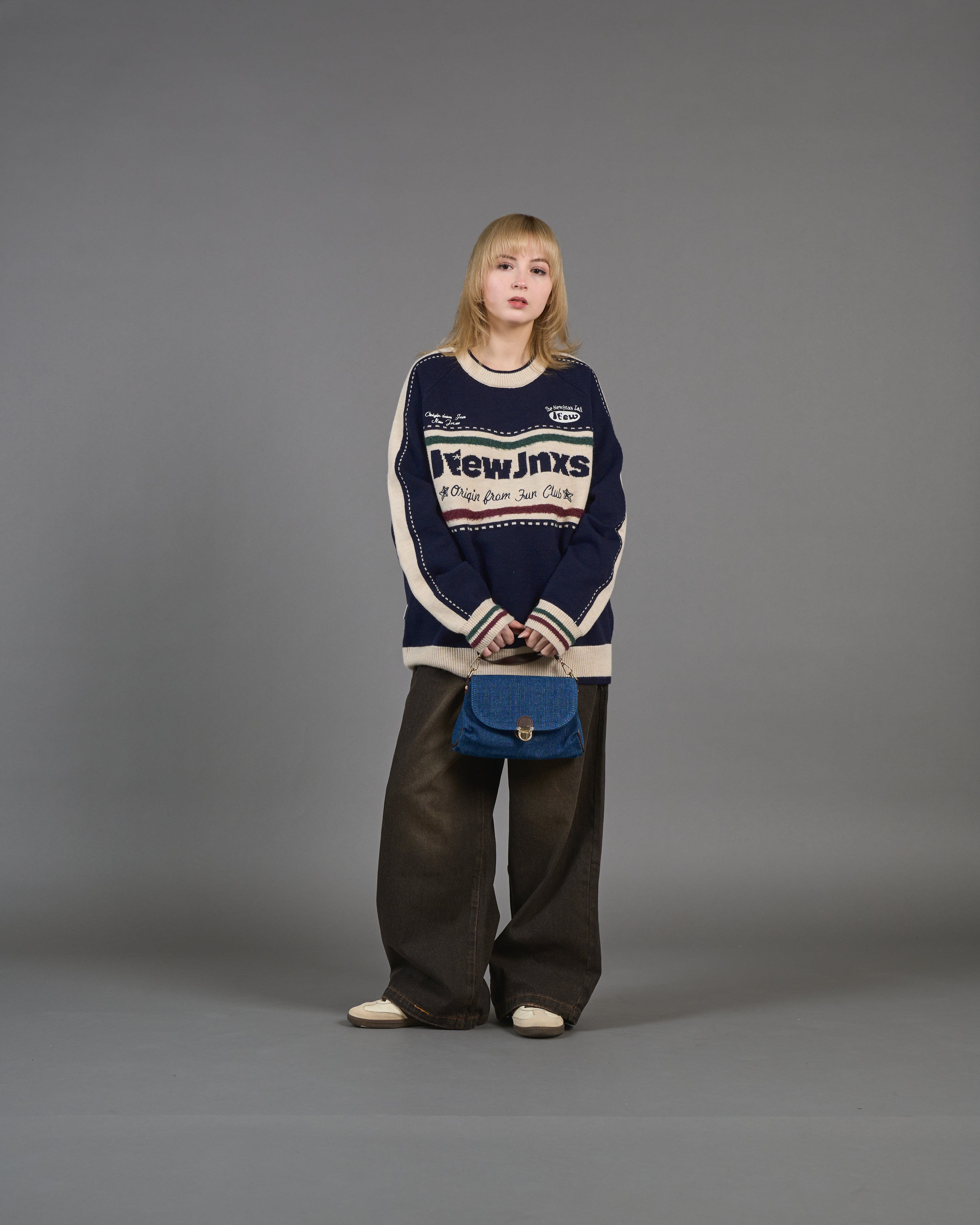 Color Block Ringer Knit SL0010